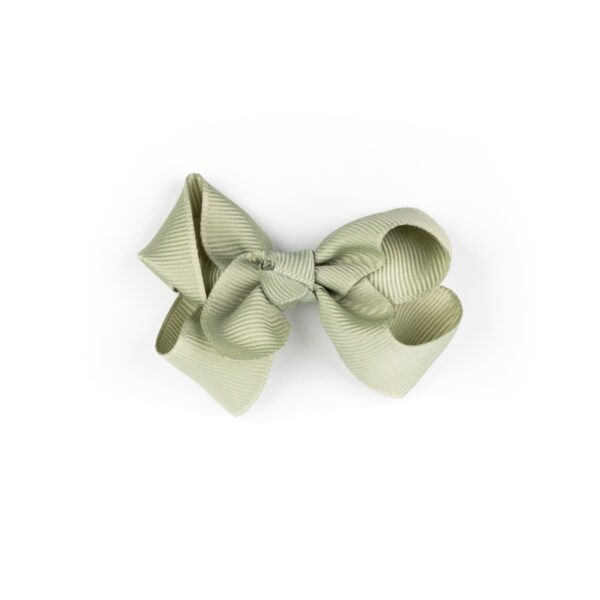 Busy Lizzie - Haarschleife - Clip - Olivgrün