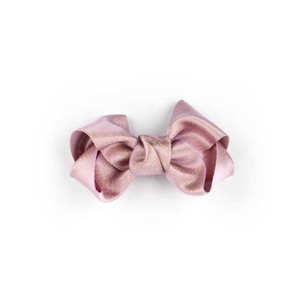 Busy Lizzie - Clip - Seidenschleife - Altrosa