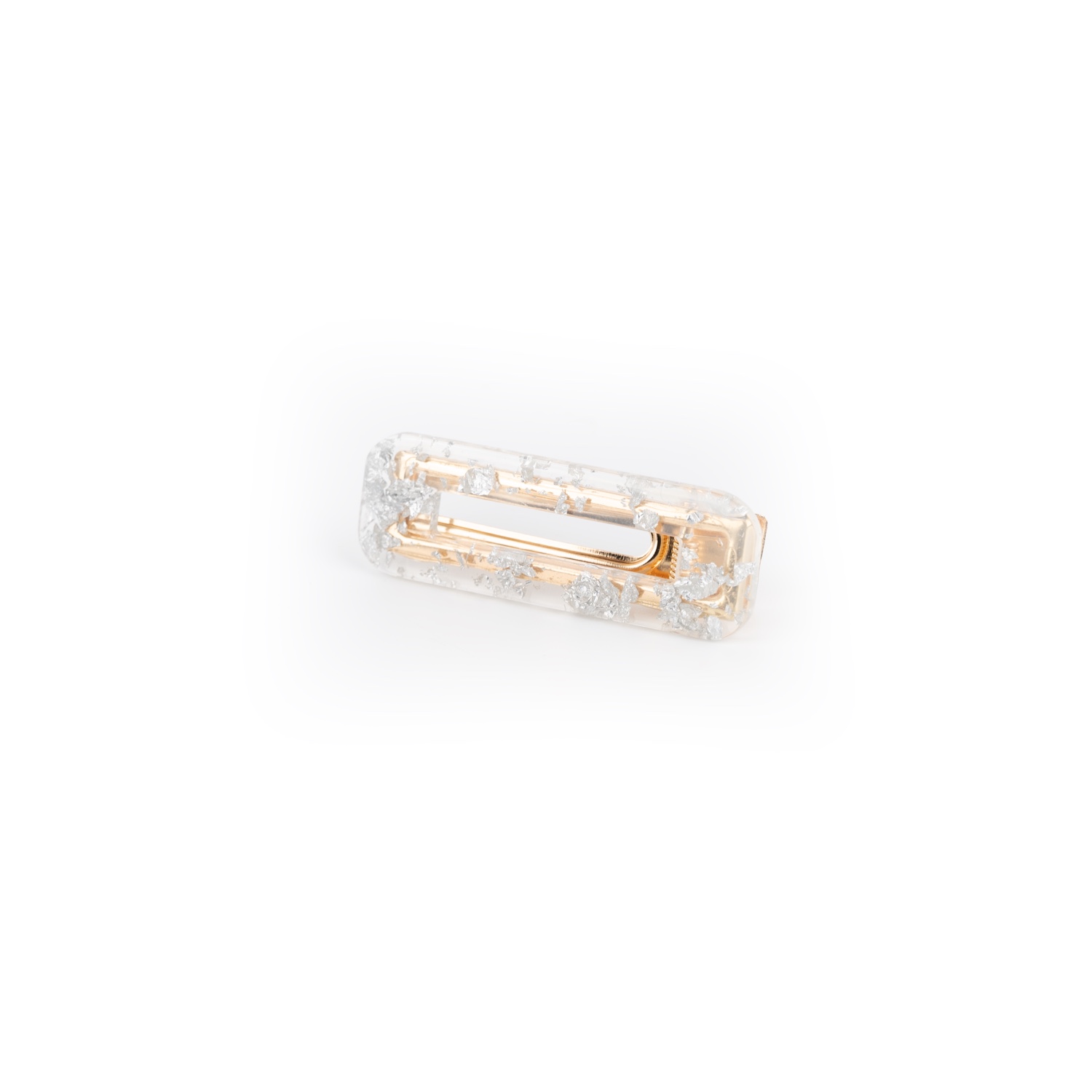 Busy Lizzie - Haarklammern - Transparent - Silber