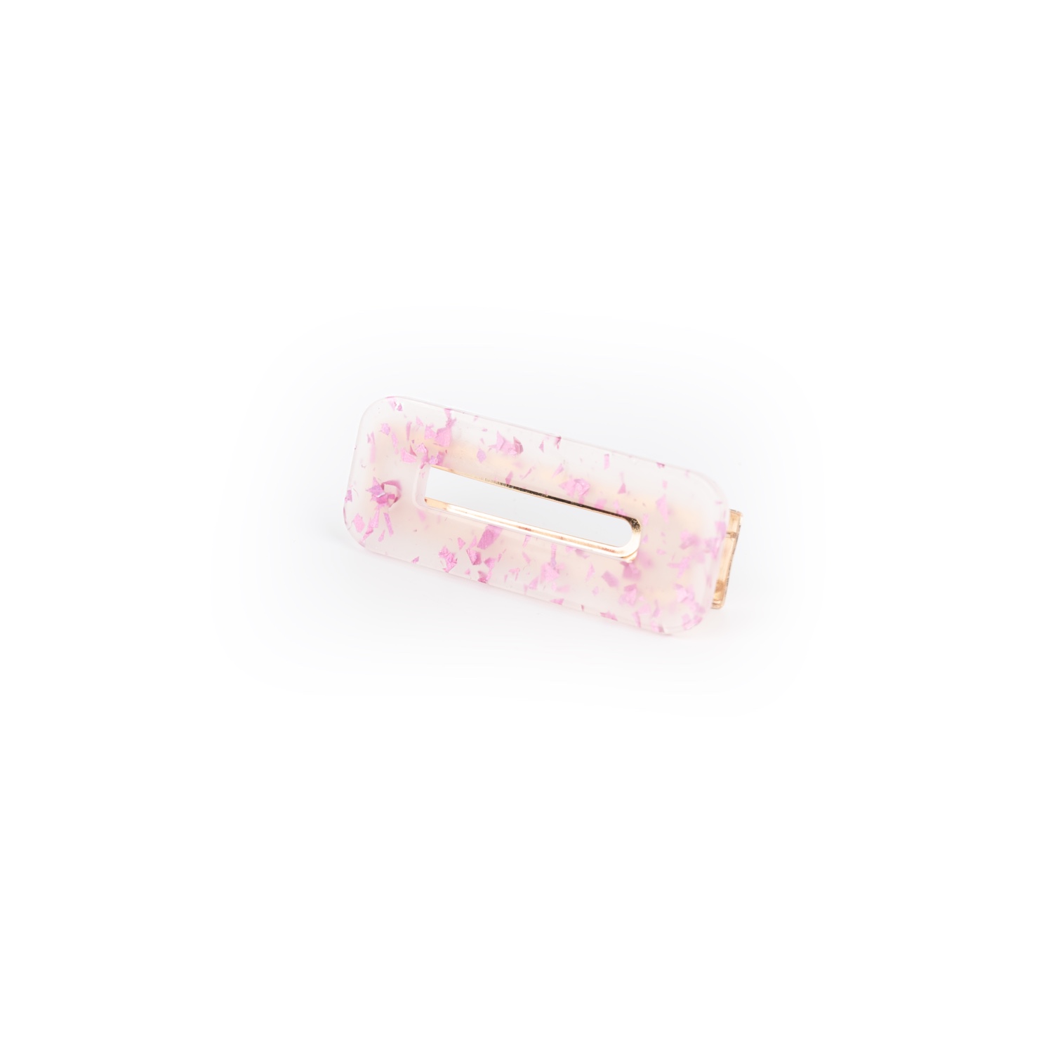Busy Lizzie - Schnapphaarspangen - Transparent - Pink