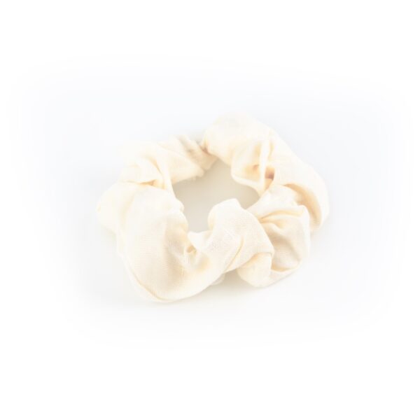 Busy Lizzie - Linen Love Story - Scrunchie - Eierschale