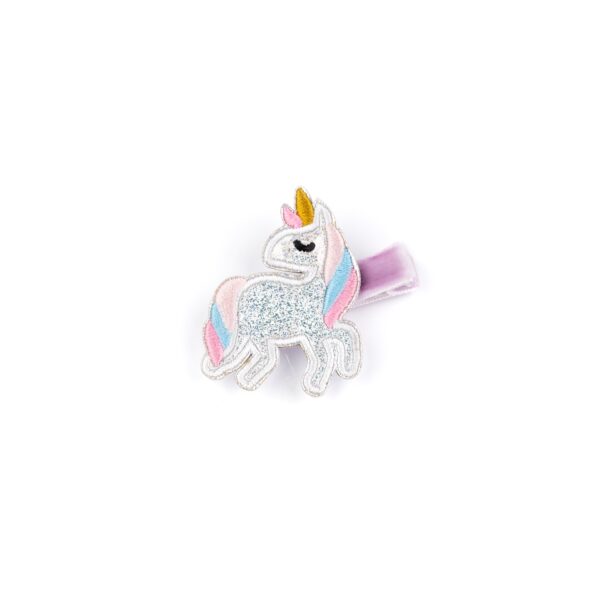 Busy Lizzie - Clip - Einhorn Silber