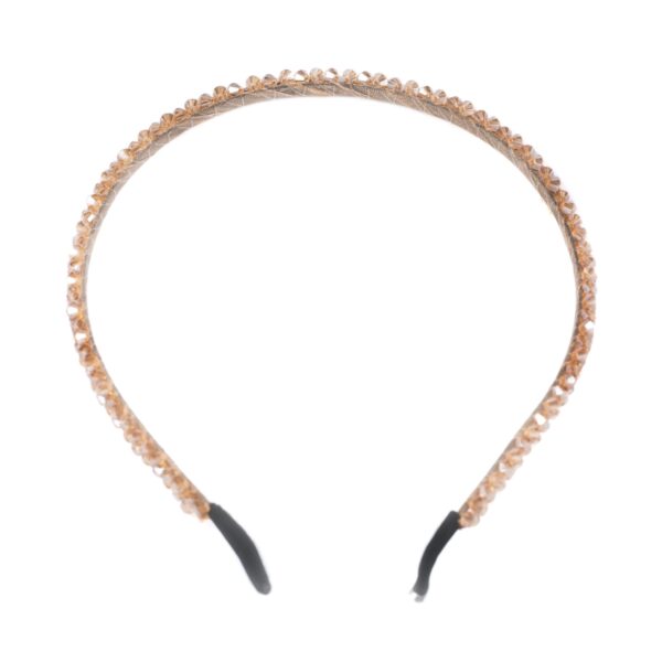 Busy Lizzie - Haarreif - Glitzer - Beige