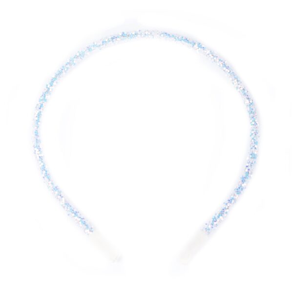 Busy Lizzie - Haarreif - Glitzer - Hellblau