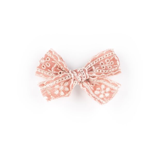 Busy Lizzie - Haarspange - Schleife - Spitze - Pink