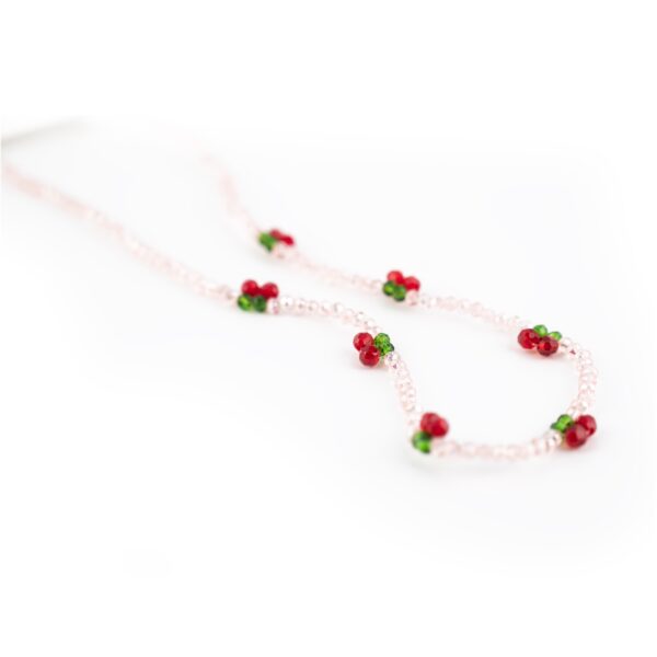Busy Lizzie - Halskette - Kirschen - Pink