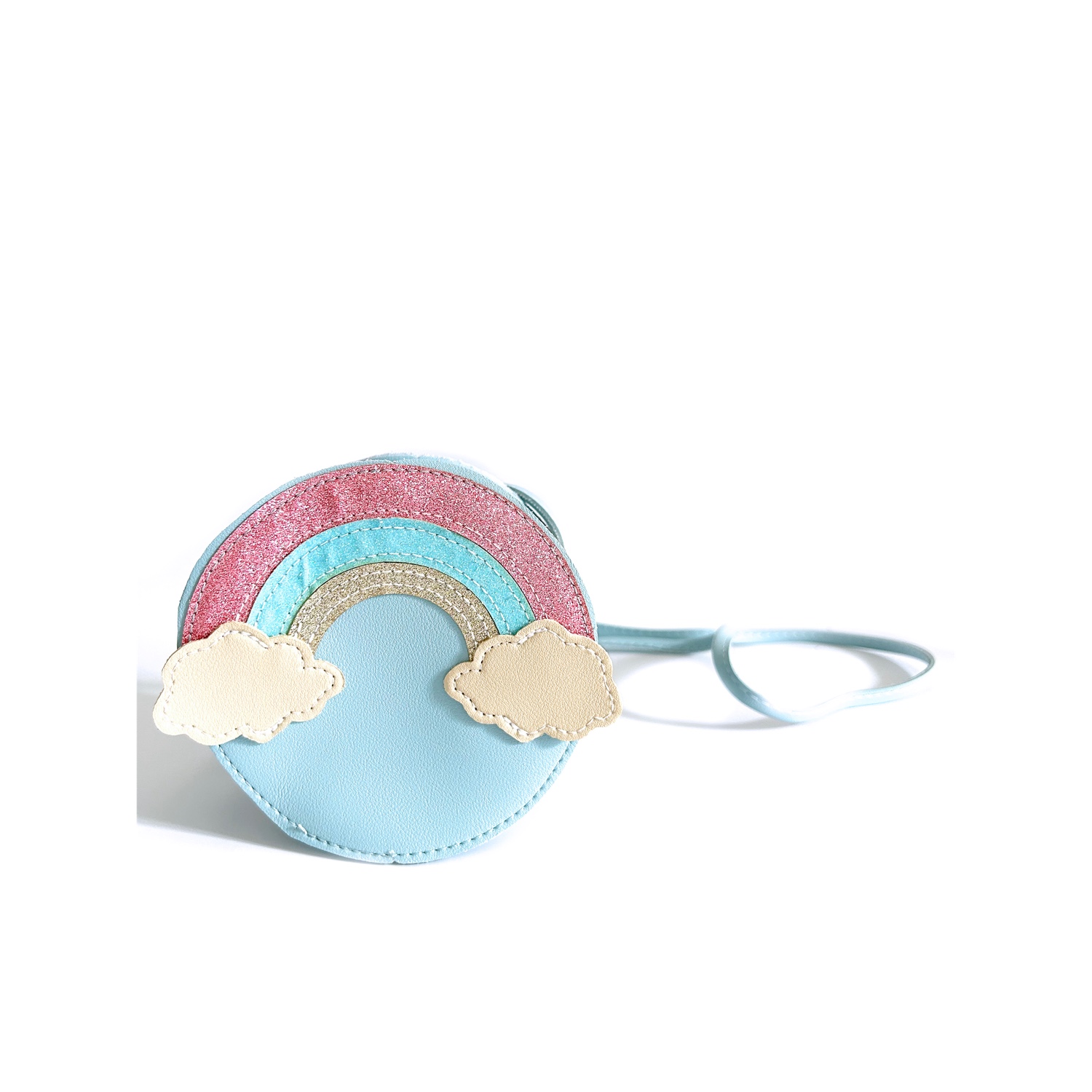 Busy Lizzie - Tasche - Regenbogen - Blau