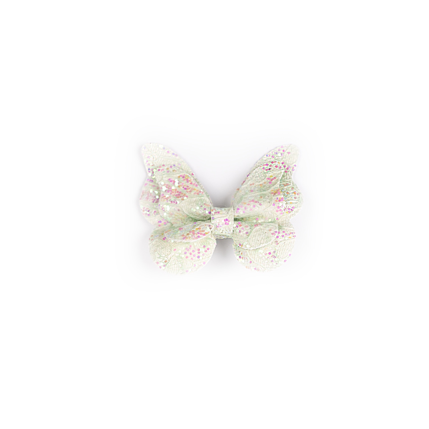 Busy Lizzie - Haarspange - Glitzerschmetterling - Grün