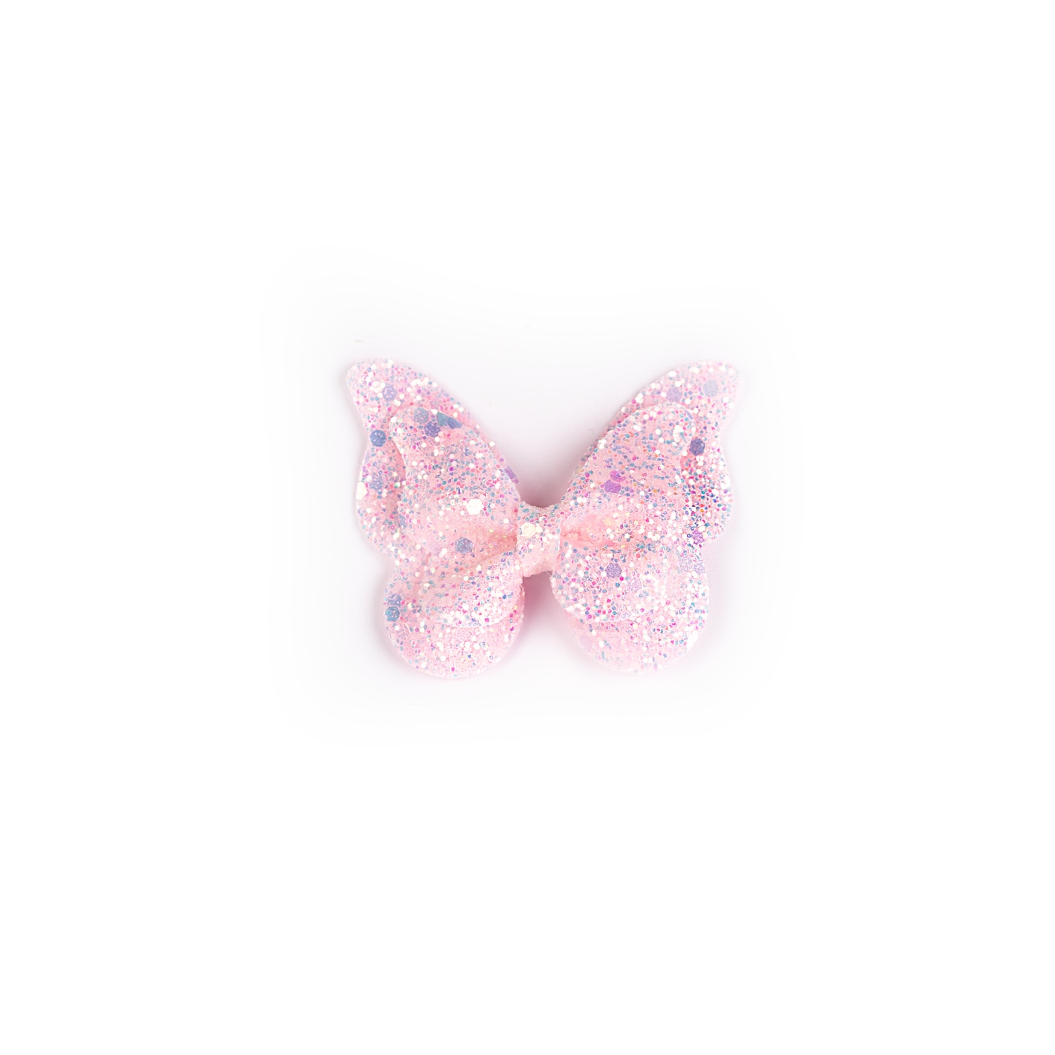 Busy Lizzie - Haarspange - Glitzerschmetterling - Hellrosa