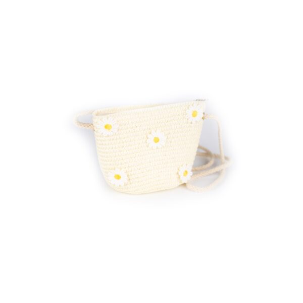 Busy Lizzie - Strohtasche - Hellgelb - Blume