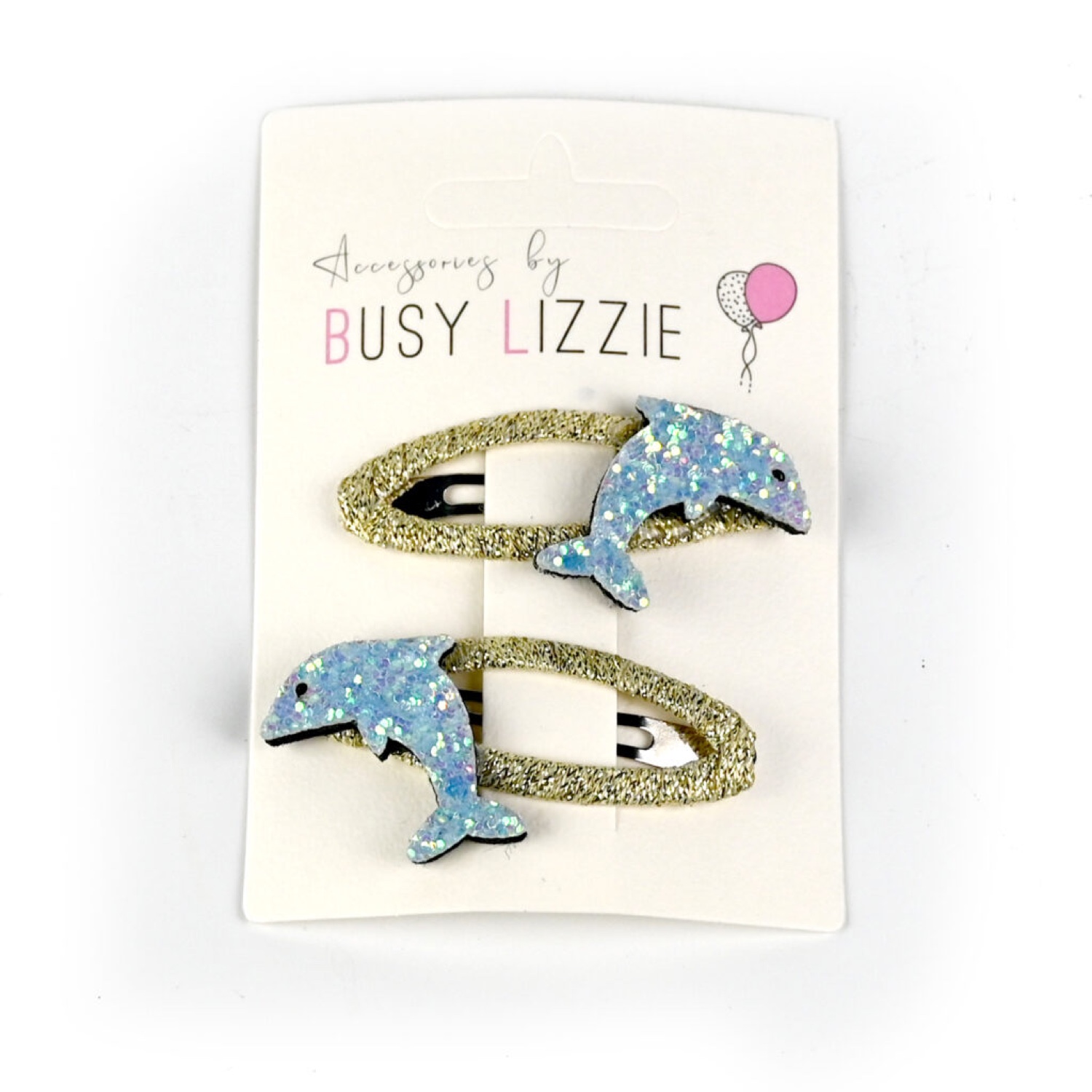 Busy Lizzie - Haarspangen - Delfin