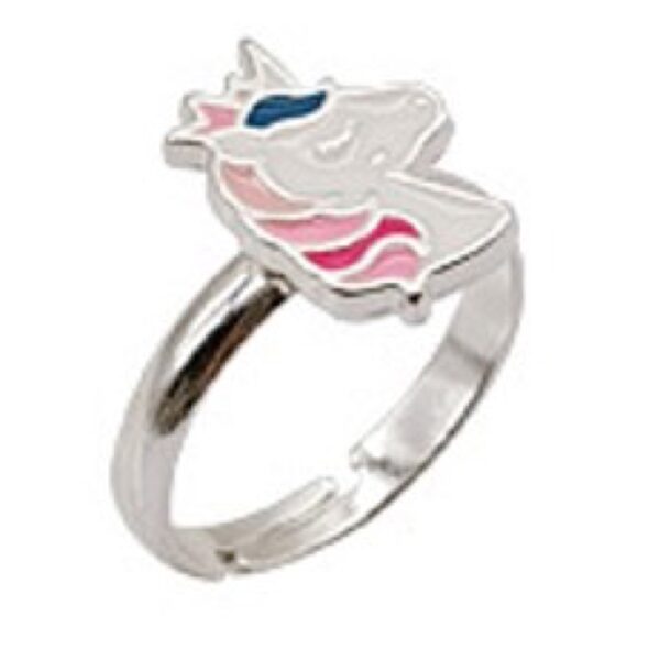 Busy Lizzie - Ring - Pinkes Einhorn