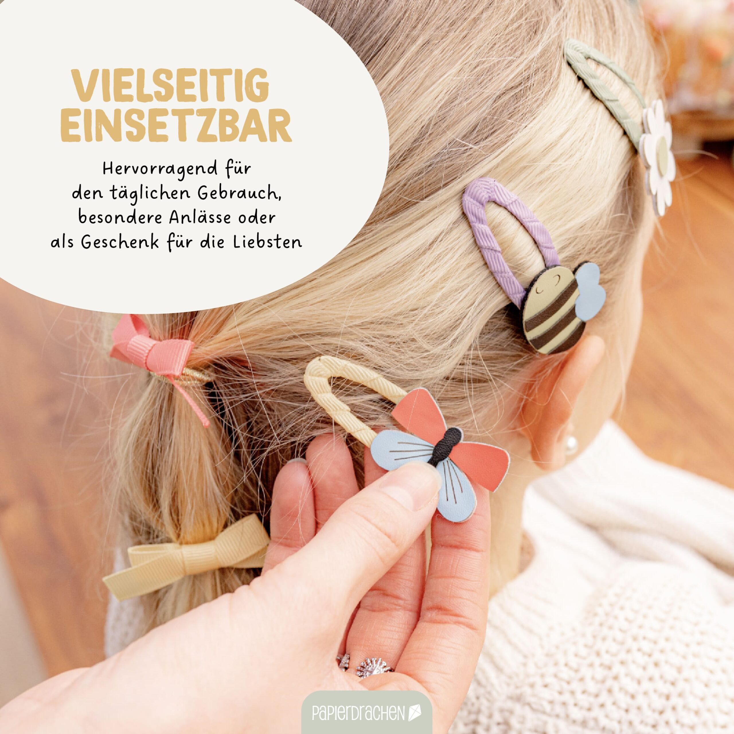 Haarschmuck Set - Frühling – Bild 5