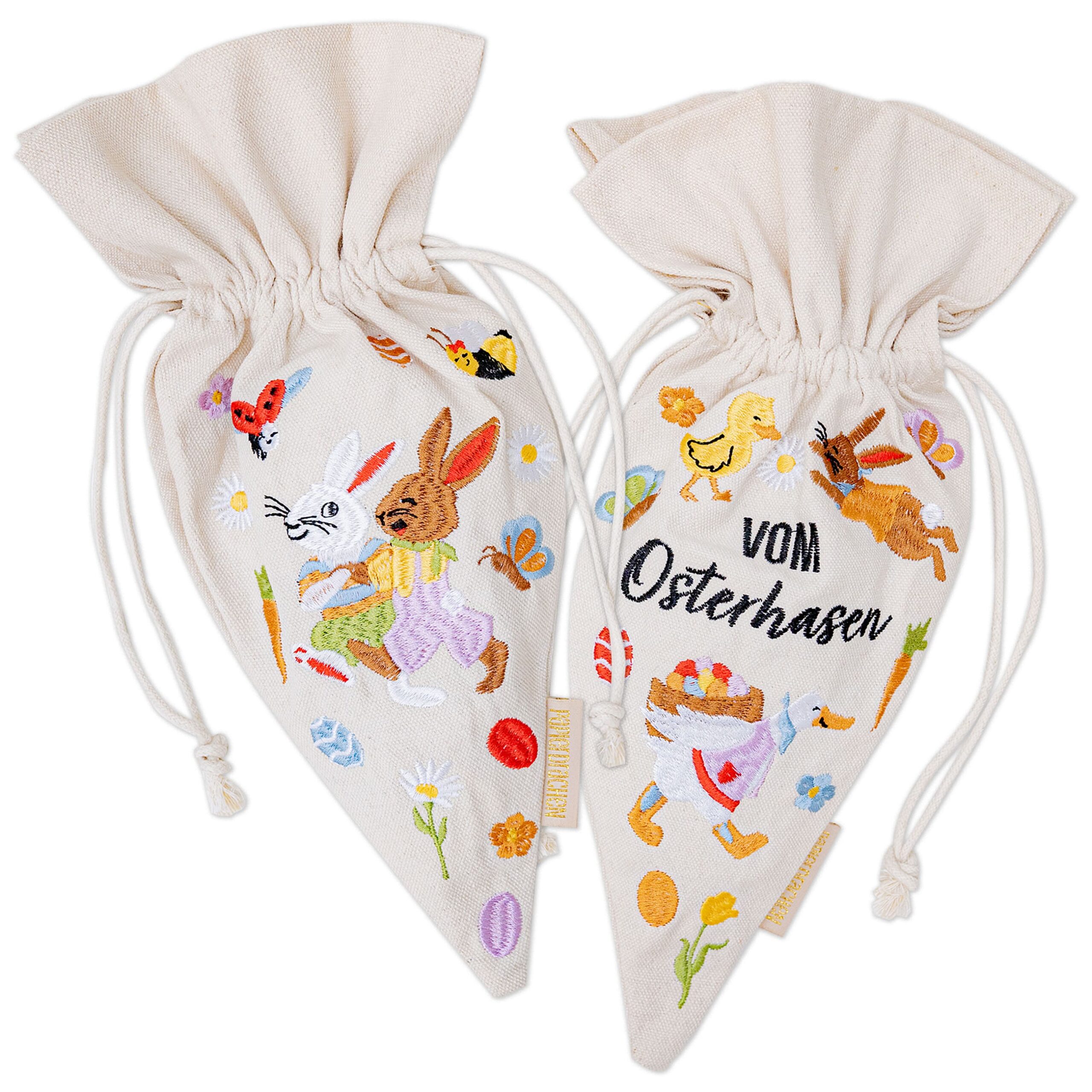 2 Geschenkbeutel Osterhasenwelt Set 01