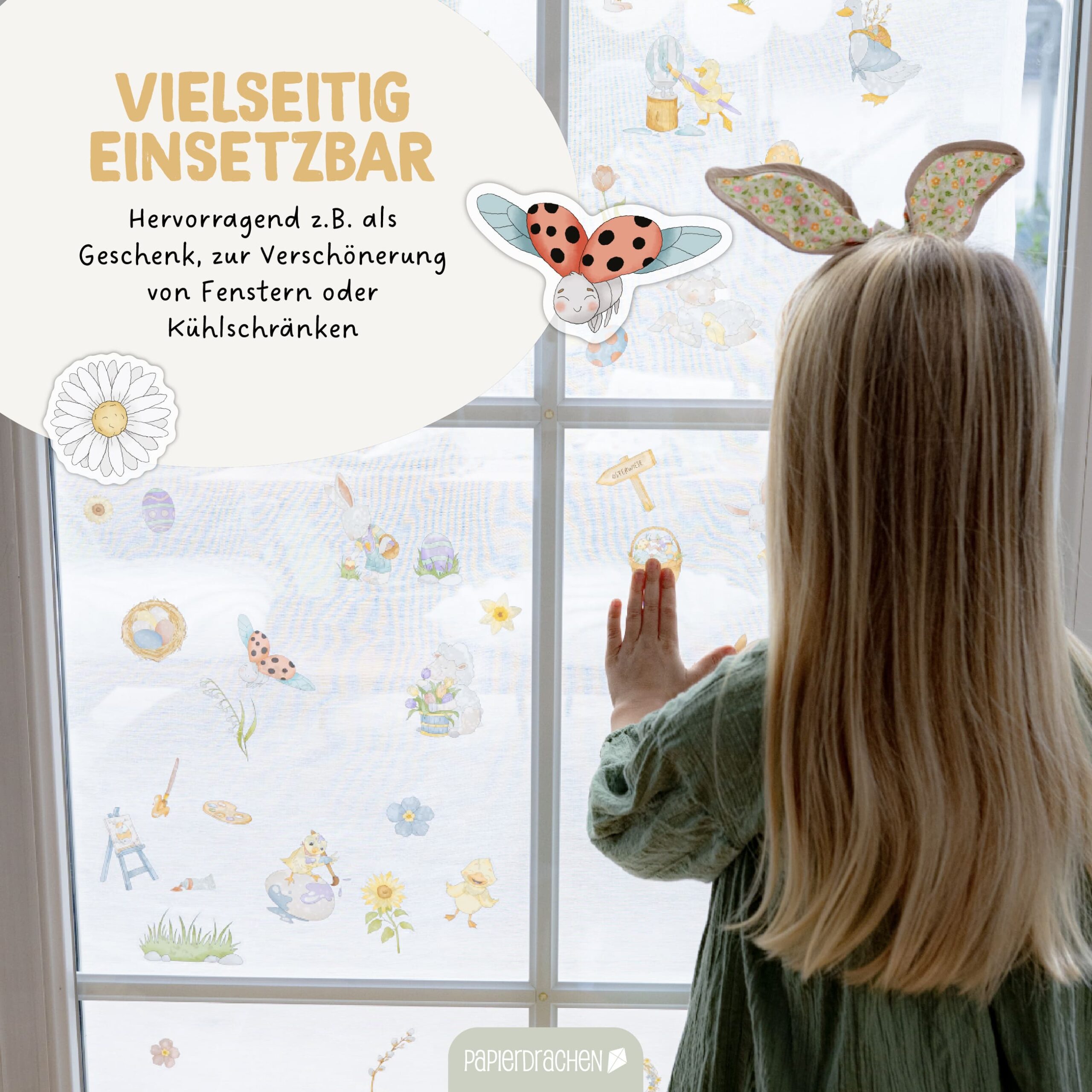 Fensteraufkleber - Osterhasenwelt – Bild 5