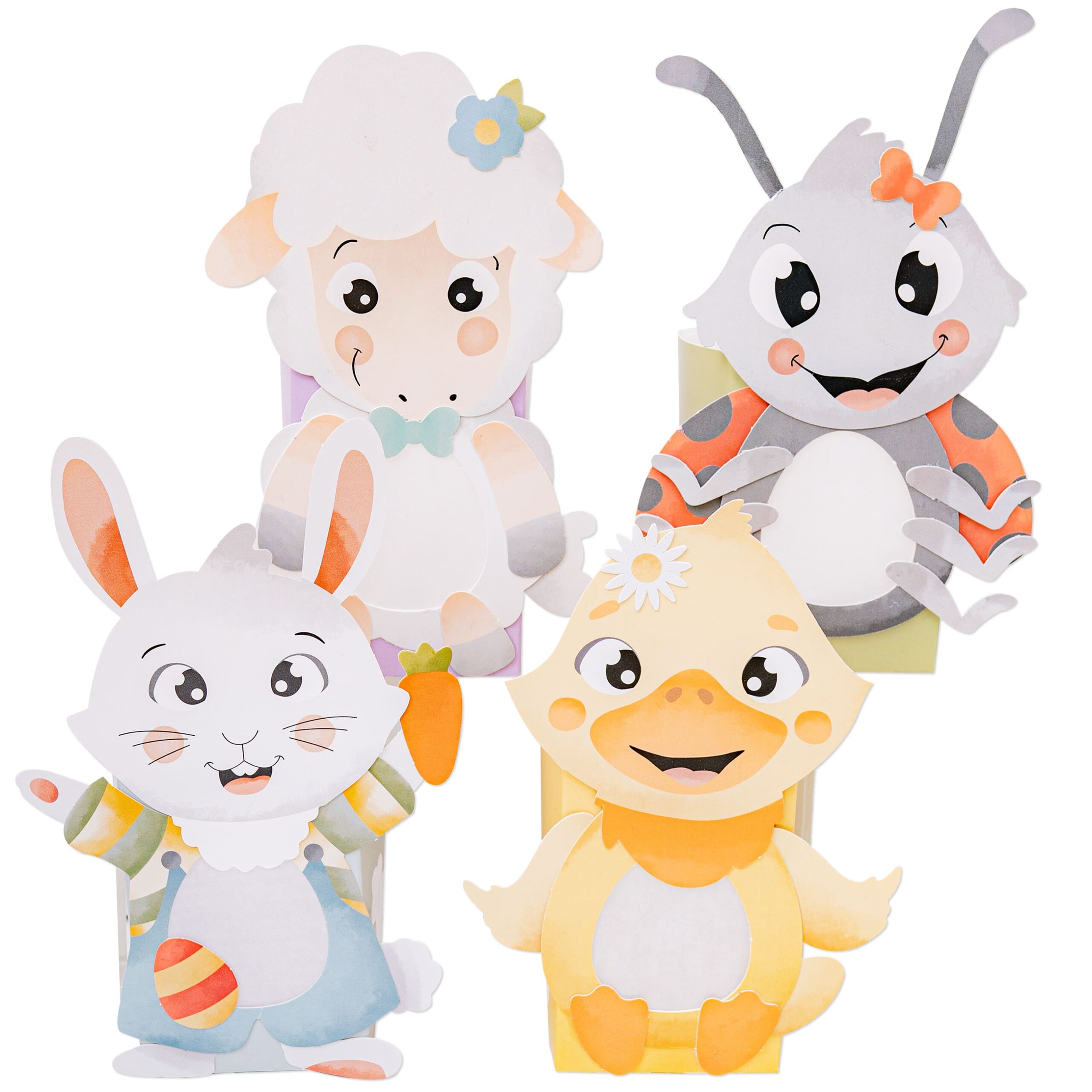 8 Windlichter - Osterhasnewelt