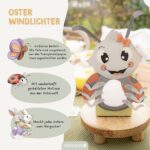 8 Windlichter - Osterhasnewelt