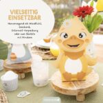 8 Windlichter - Osterhasnewelt