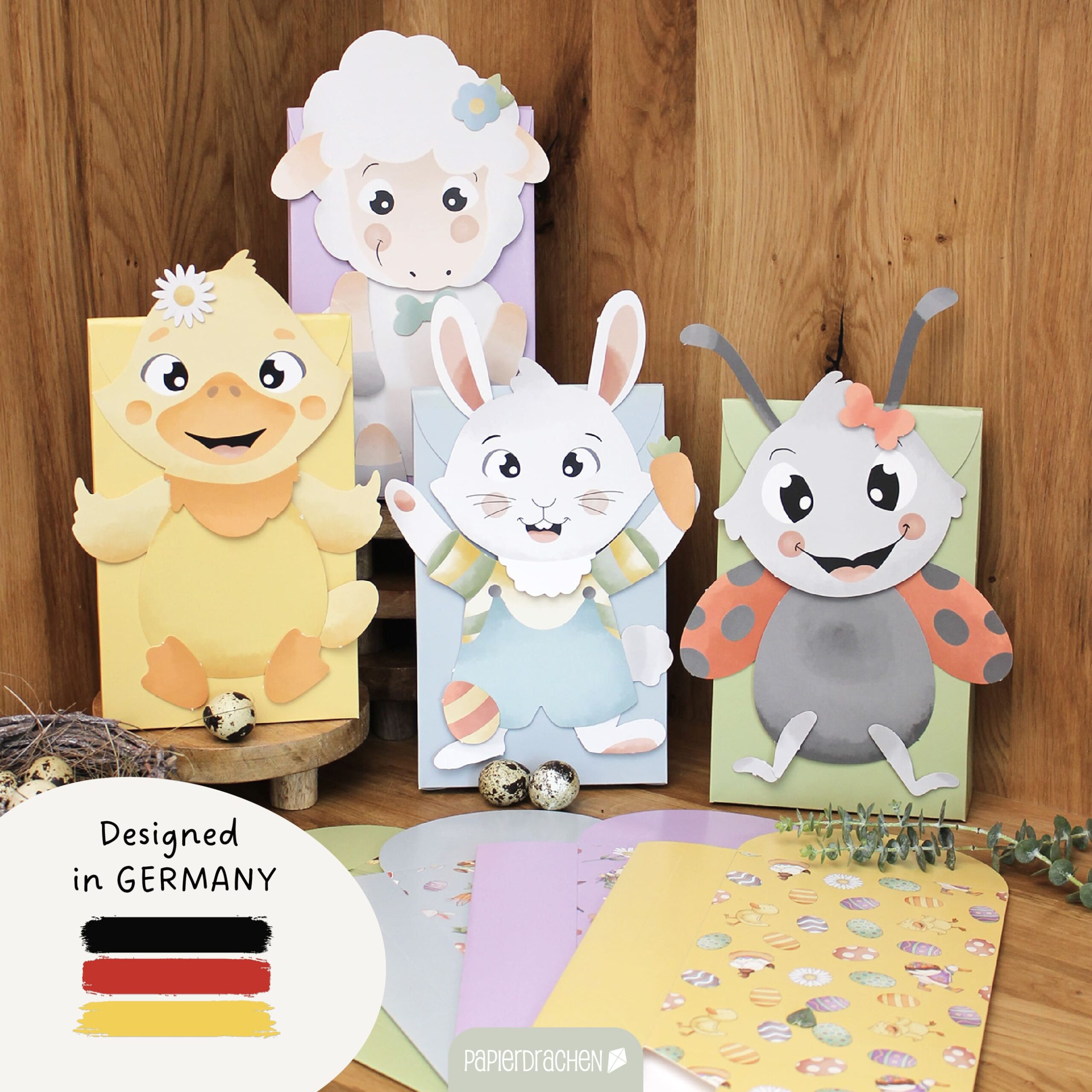 Papiertüten Set - Osterhasenwelt – Bild 3