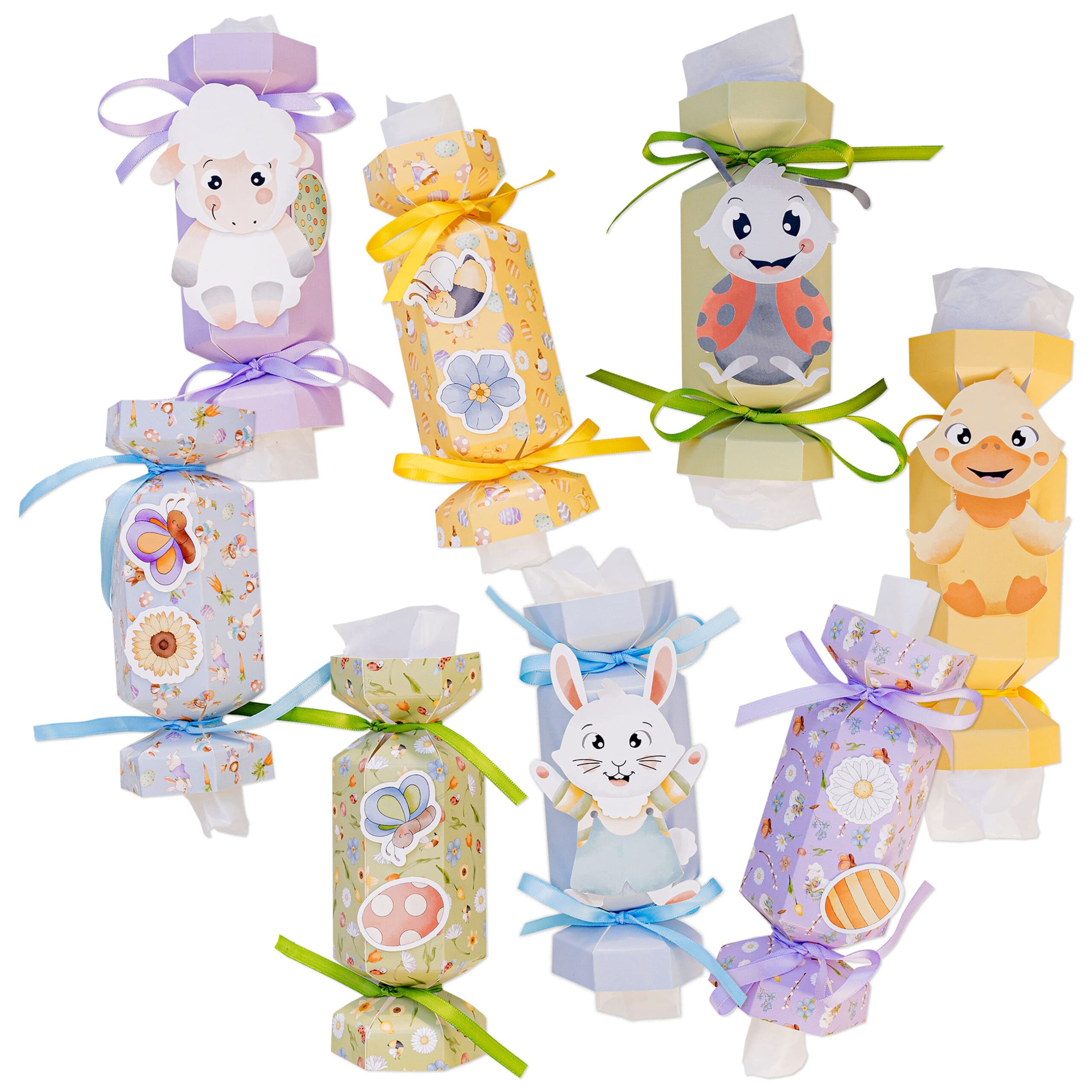 8 Bonbon Geschenkboxen – Osterhasenwelt