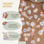 Kuchen Etagere inkl. Tischkonfetti & Muffinstecker - Ostern