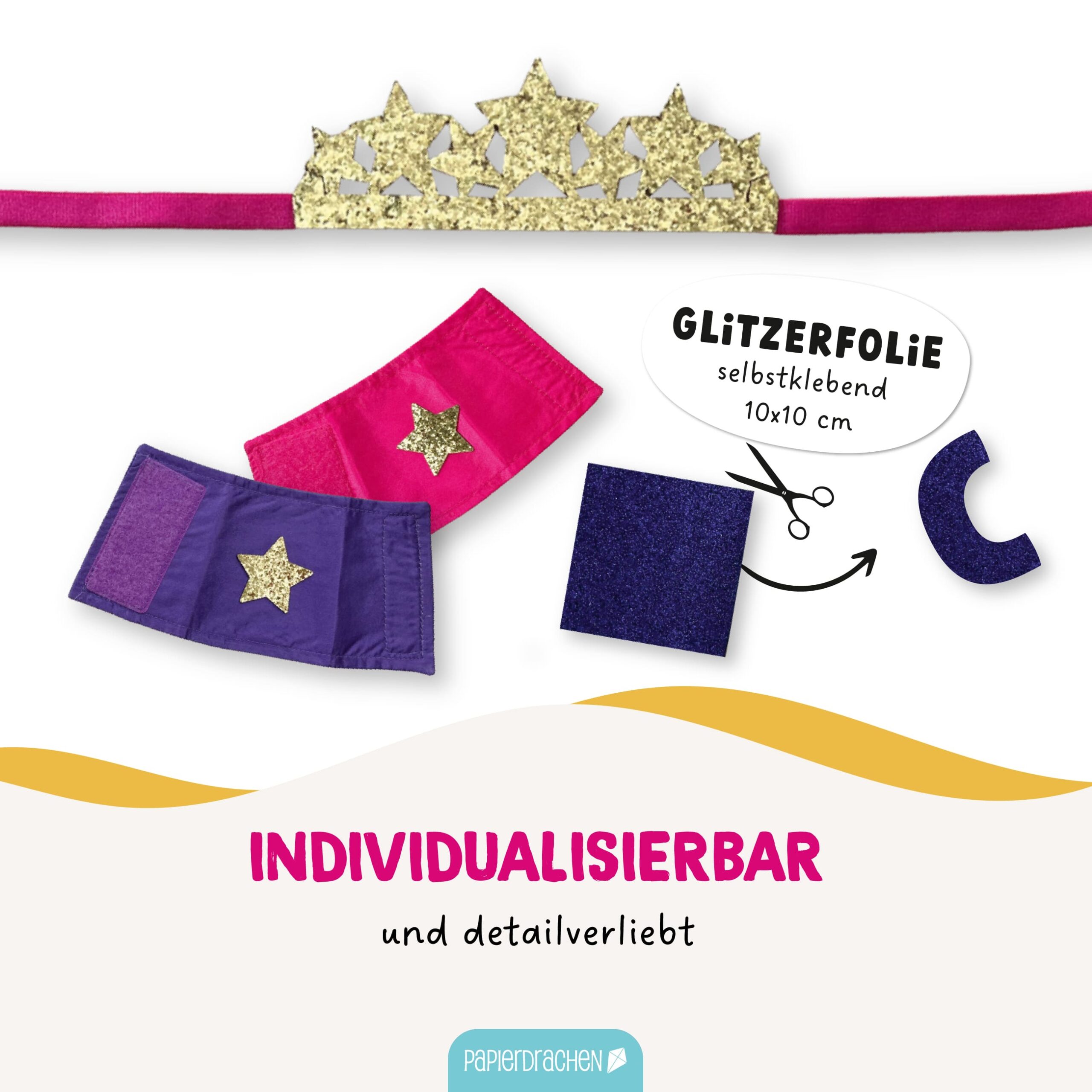 Superhelden-Set Stern – Mädchen – Bild 6