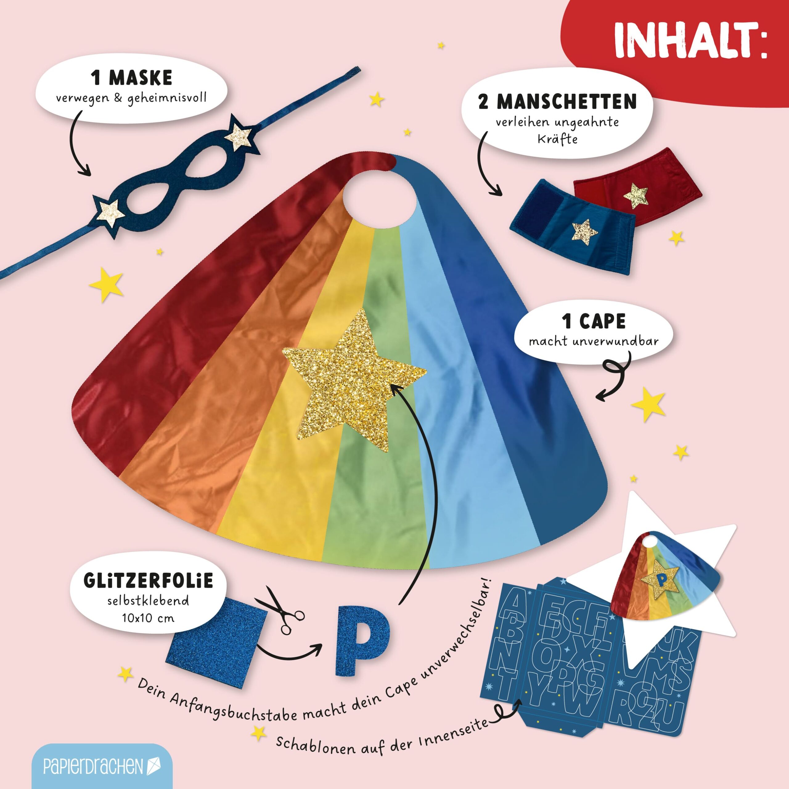 Superhelden-Set Stern – Jungs – Bild 5