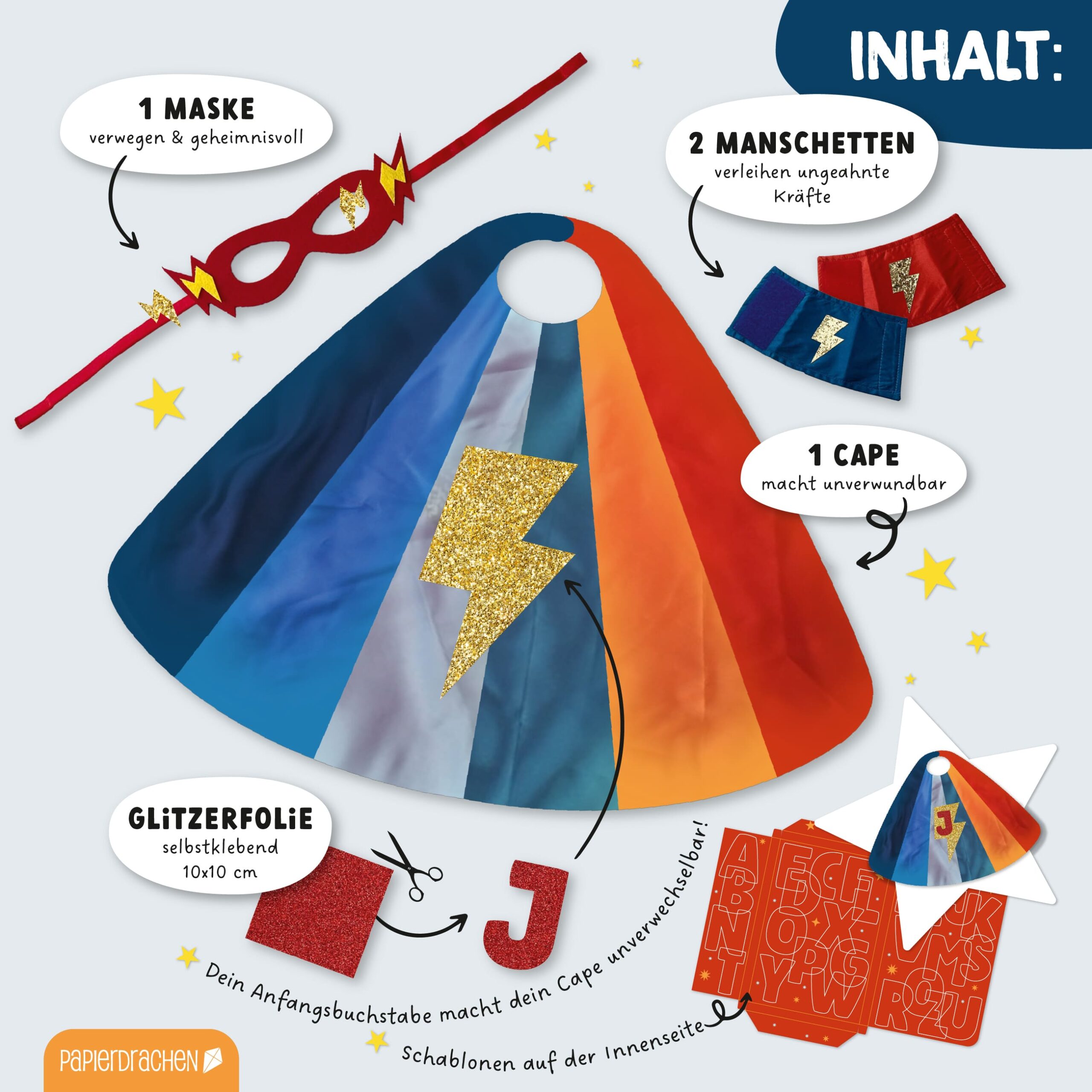 Superhelden-Set Blitz – Jungs – Bild 5