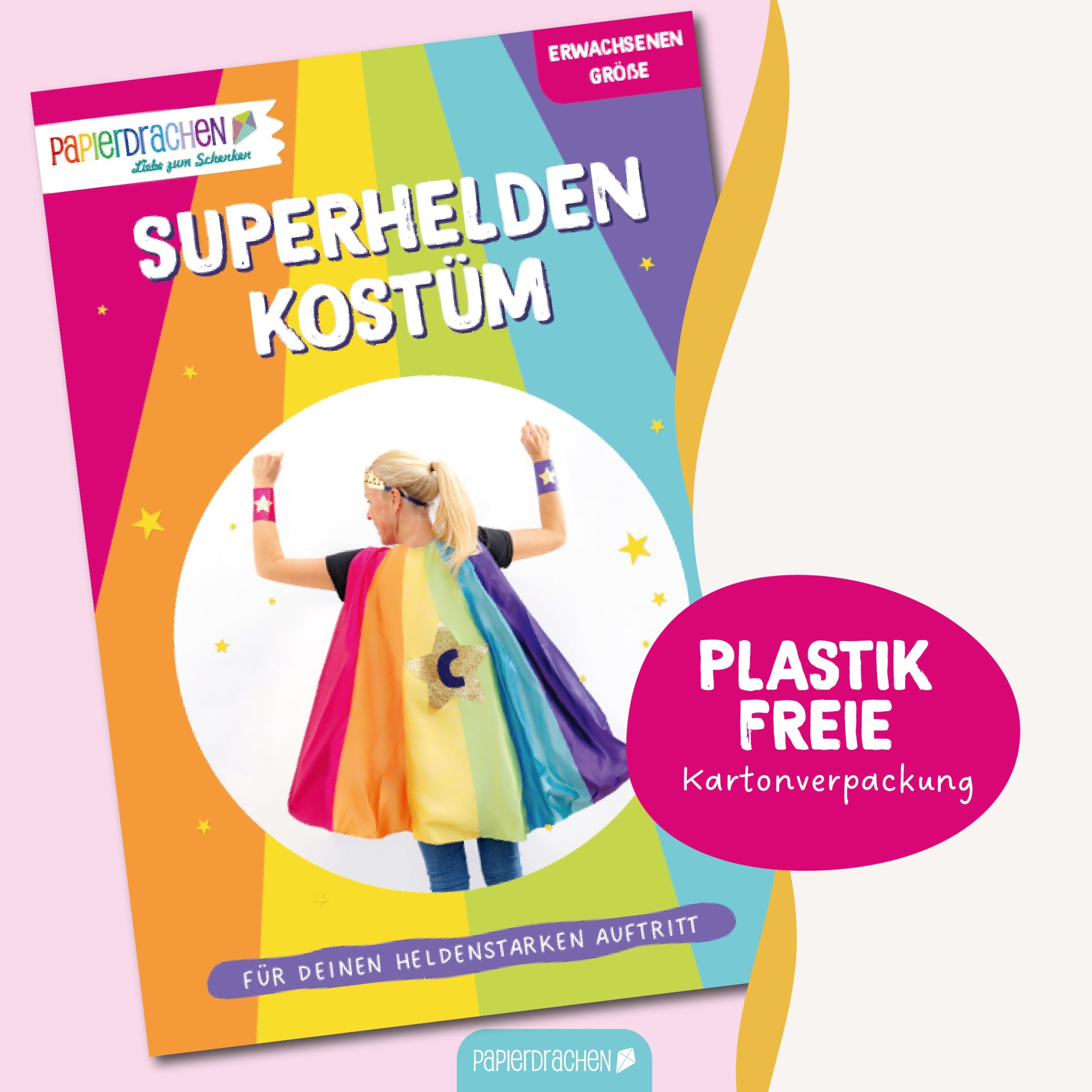 Superhelden-Set Stern – Damen – Bild 4