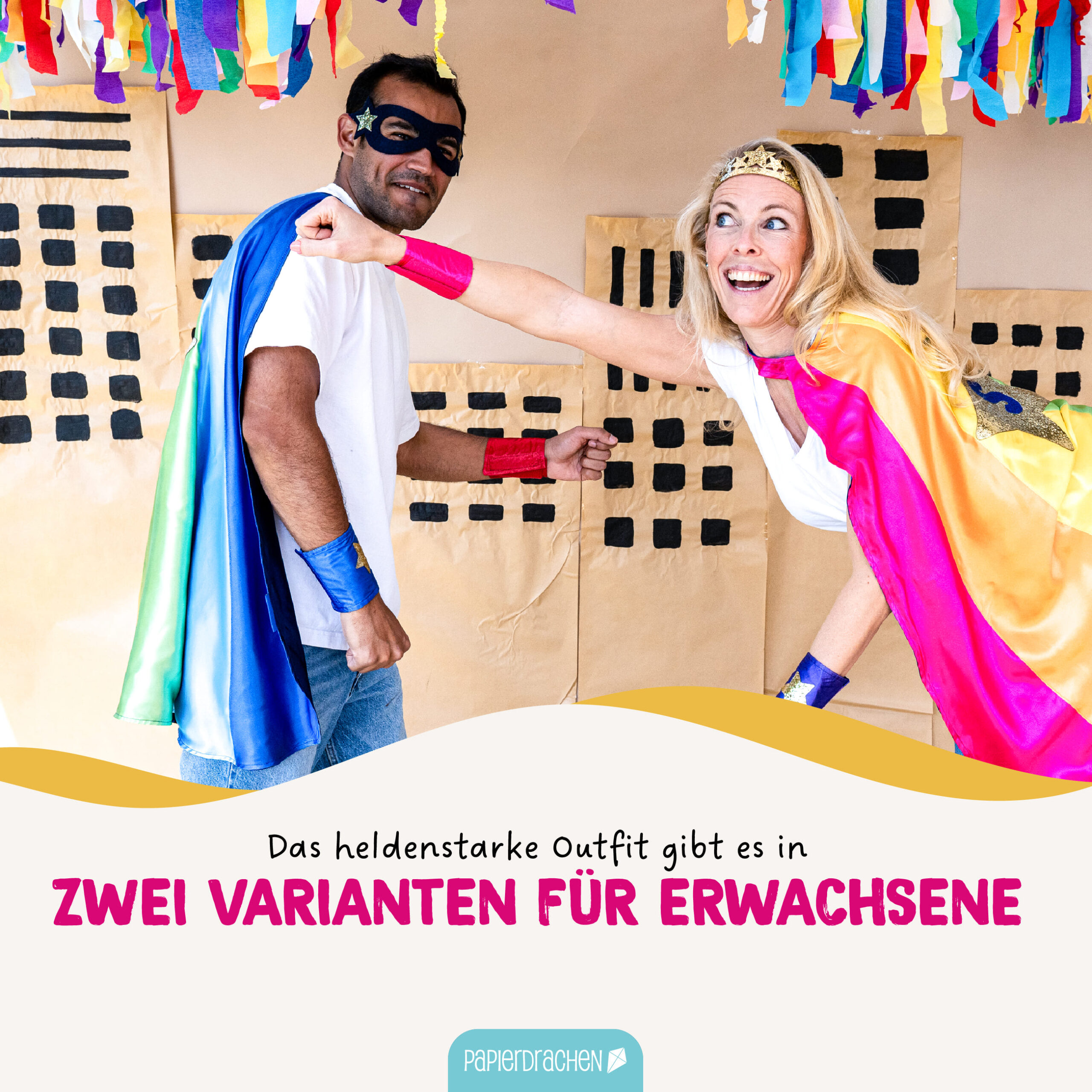 Superhelden-Set Stern – Damen – Bild 7