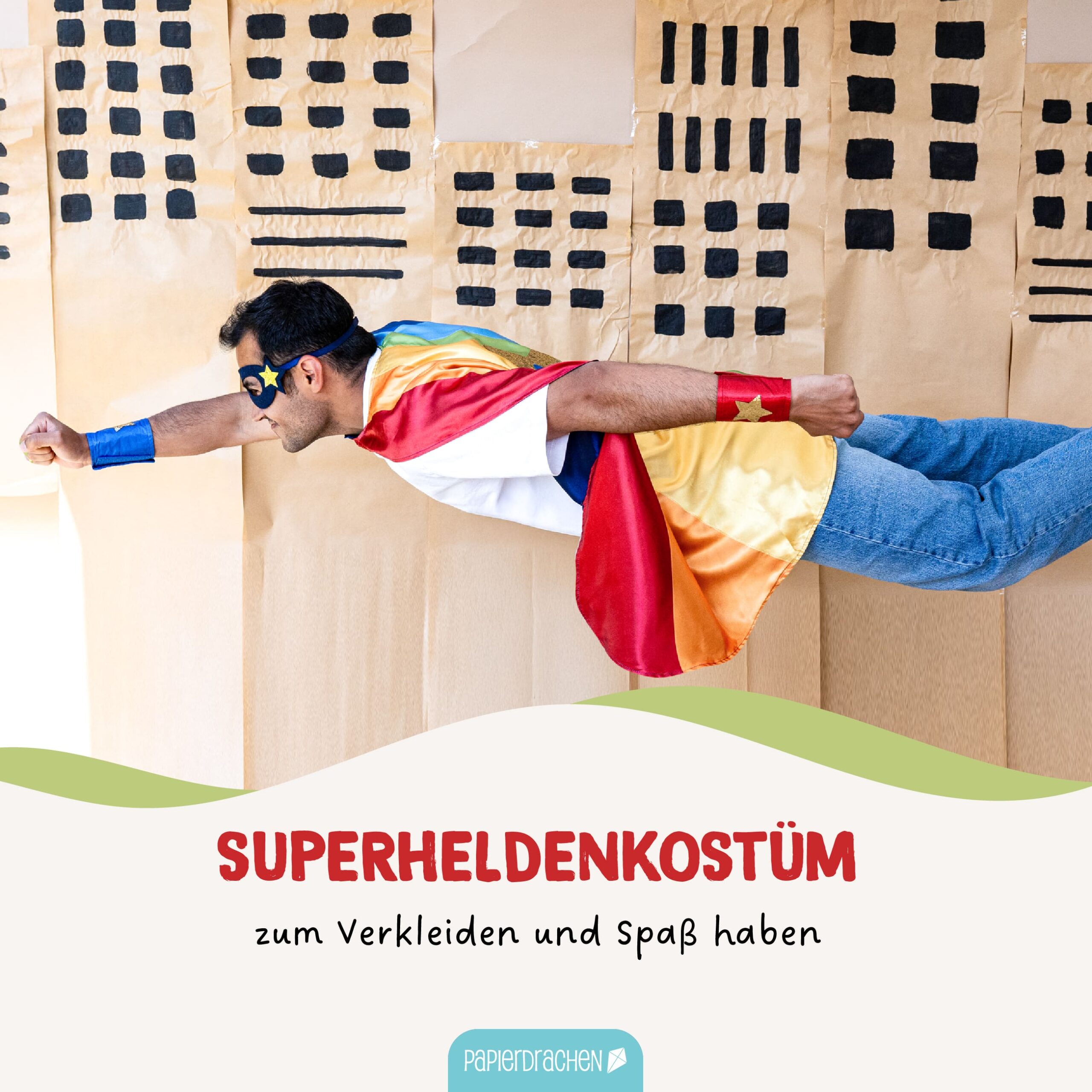 Superhelden-Set Stern – Herren – Bild 2