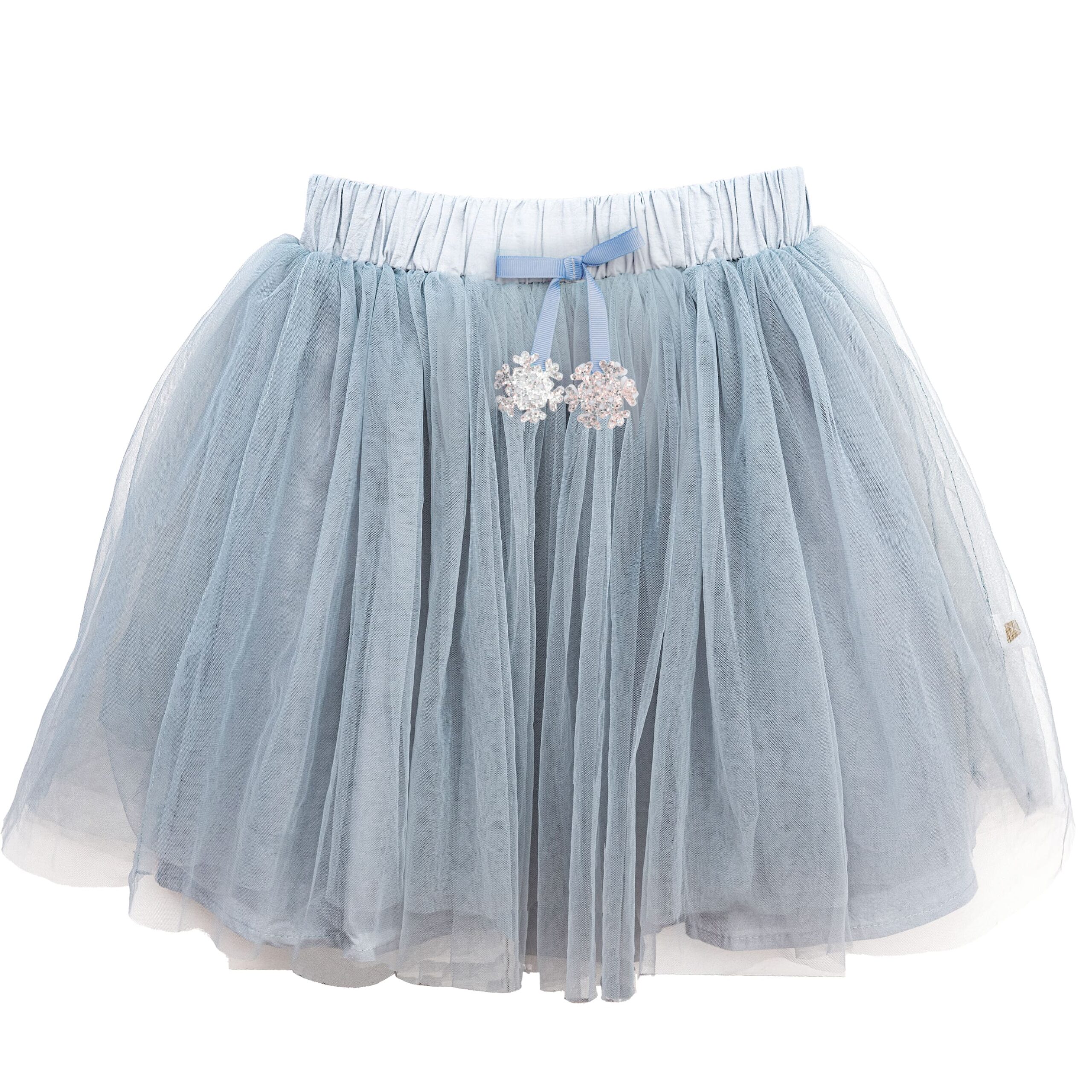 Tüll Rock mit Glitzer – hellblau