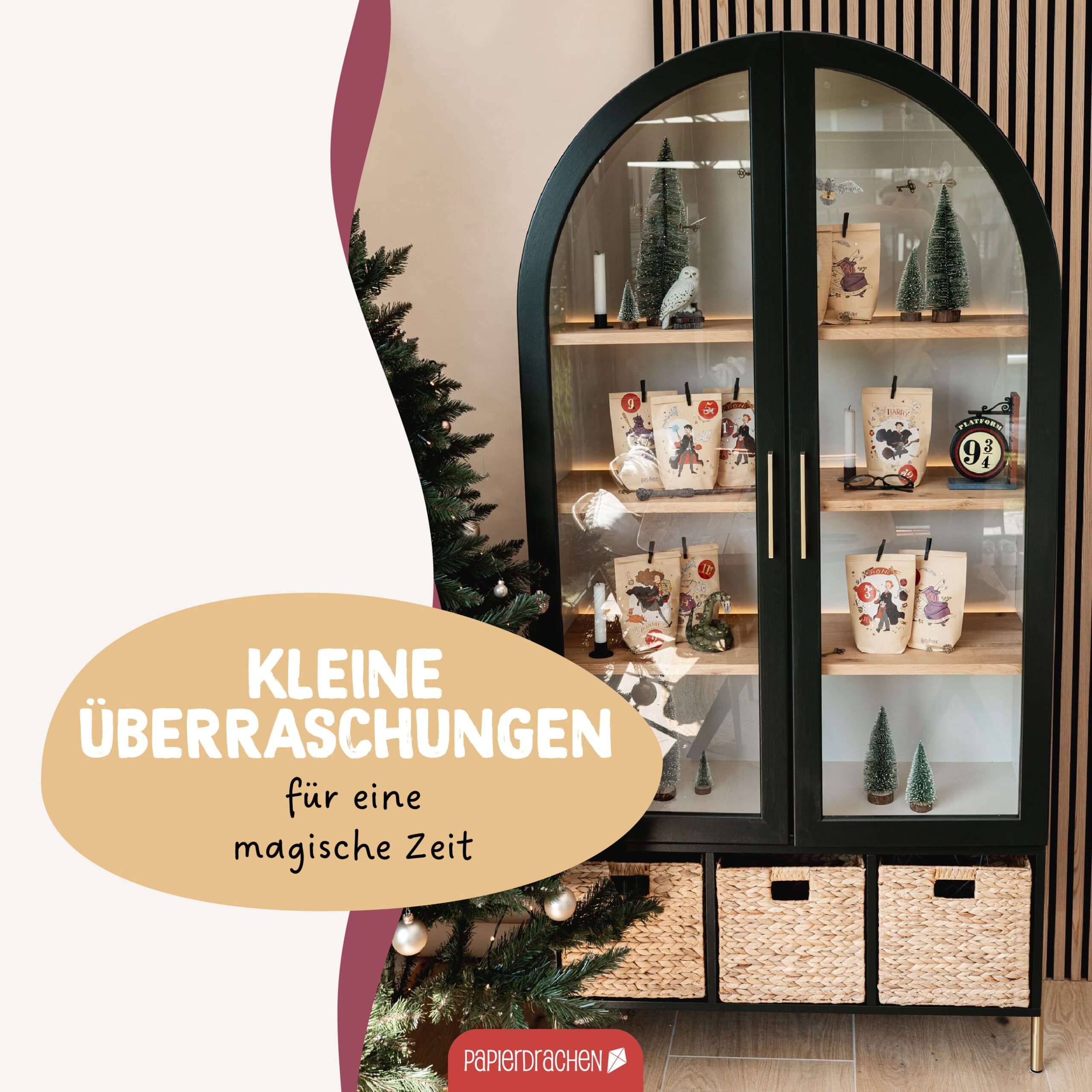 Adventskalender Tüten – Harry Potter Packpapier – Bild 4