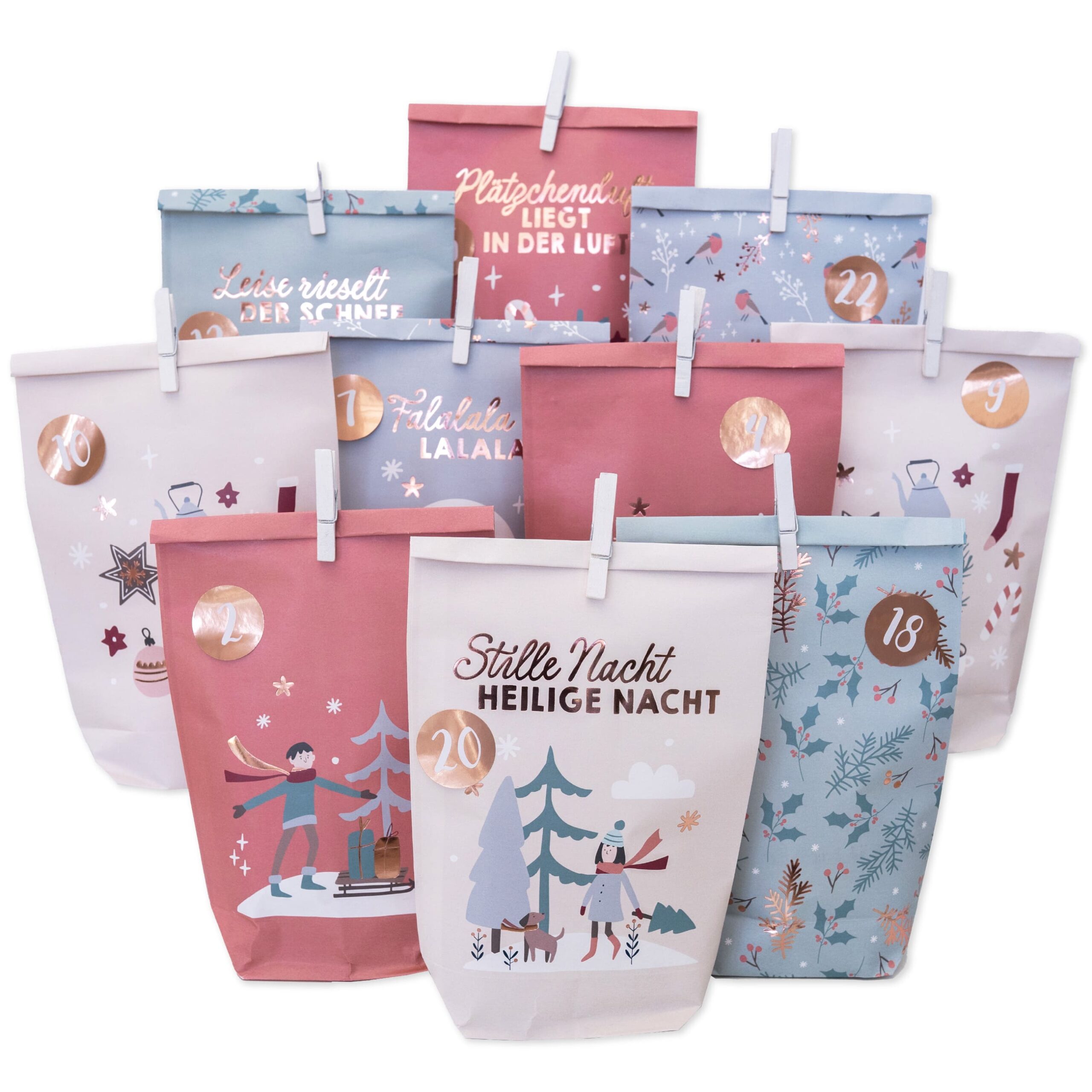 Adventskalender Tüten – Cheerful Christmas
