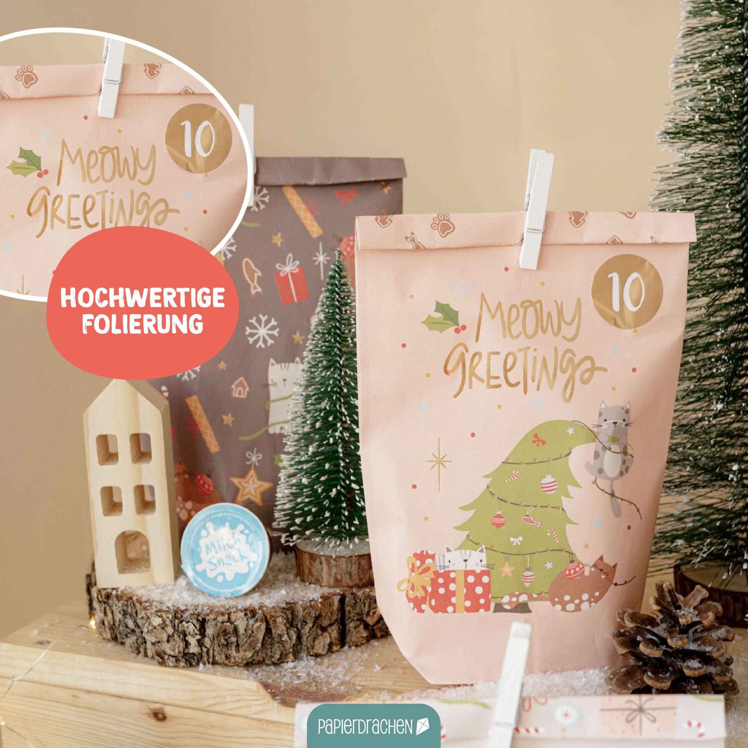 Adventskalender Tüten – Katzen – Bild 5