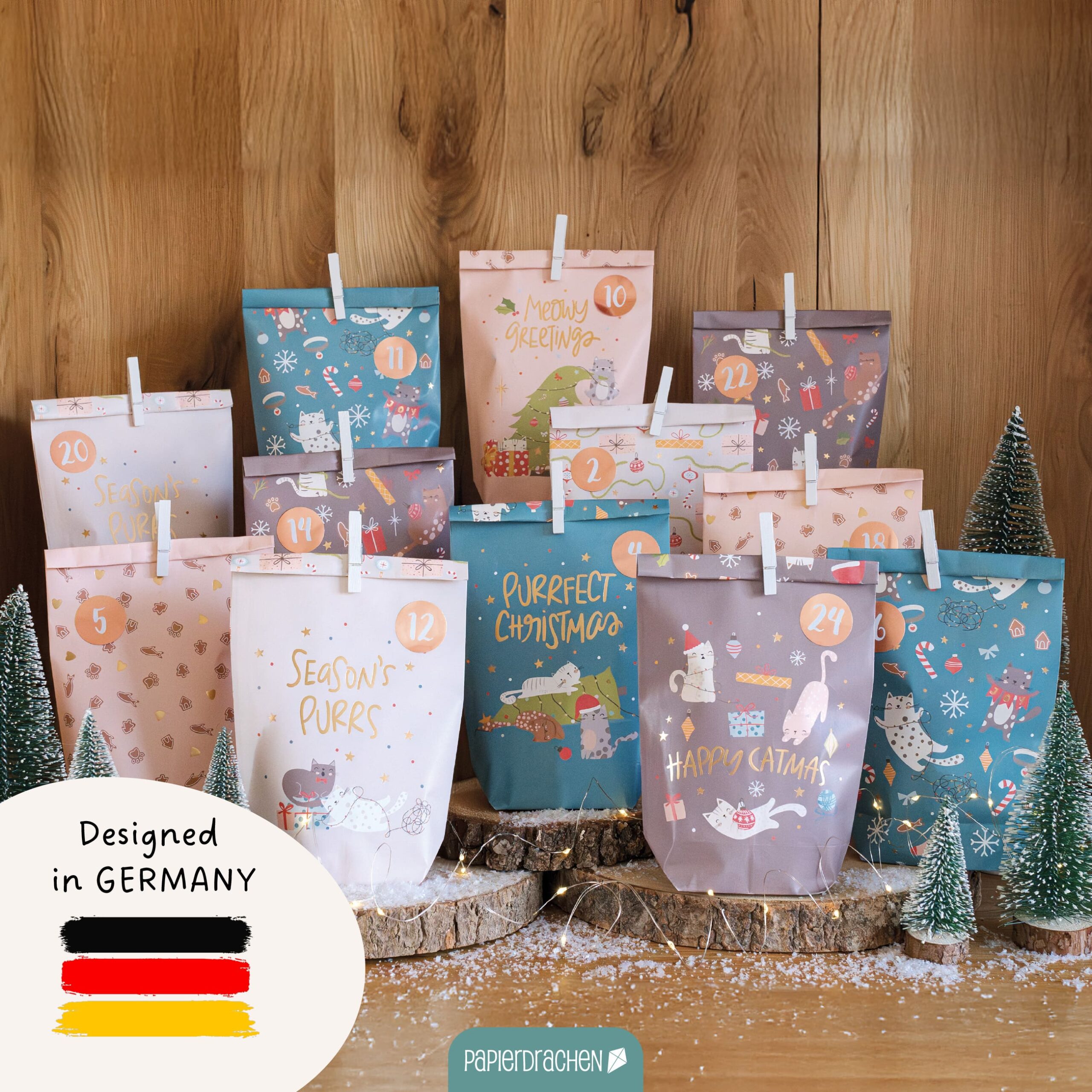 Adventskalender Tüten – Katzen – Bild 6