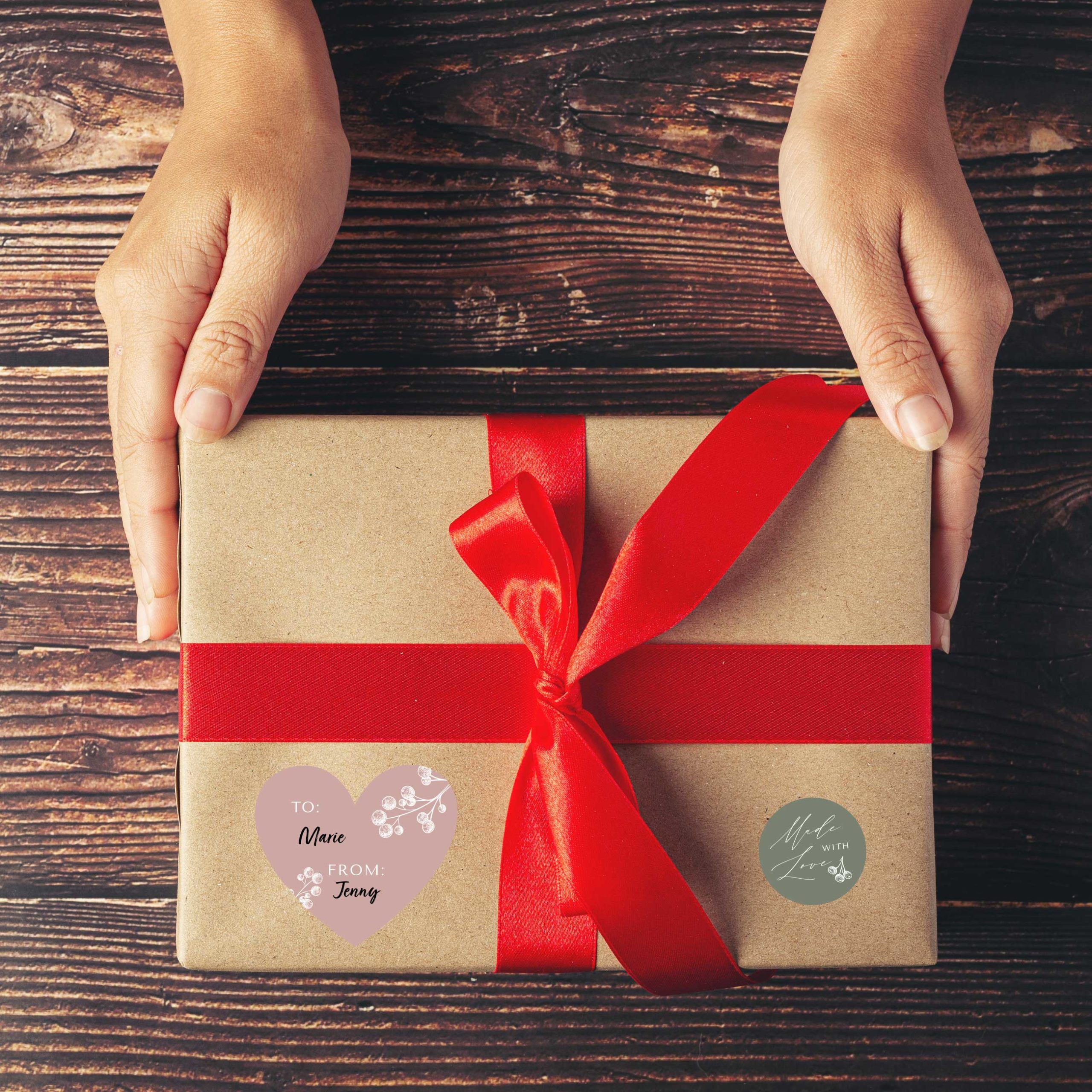 Zahlenaufkleber Set mit Geschenkstickern – Style – Bild 5