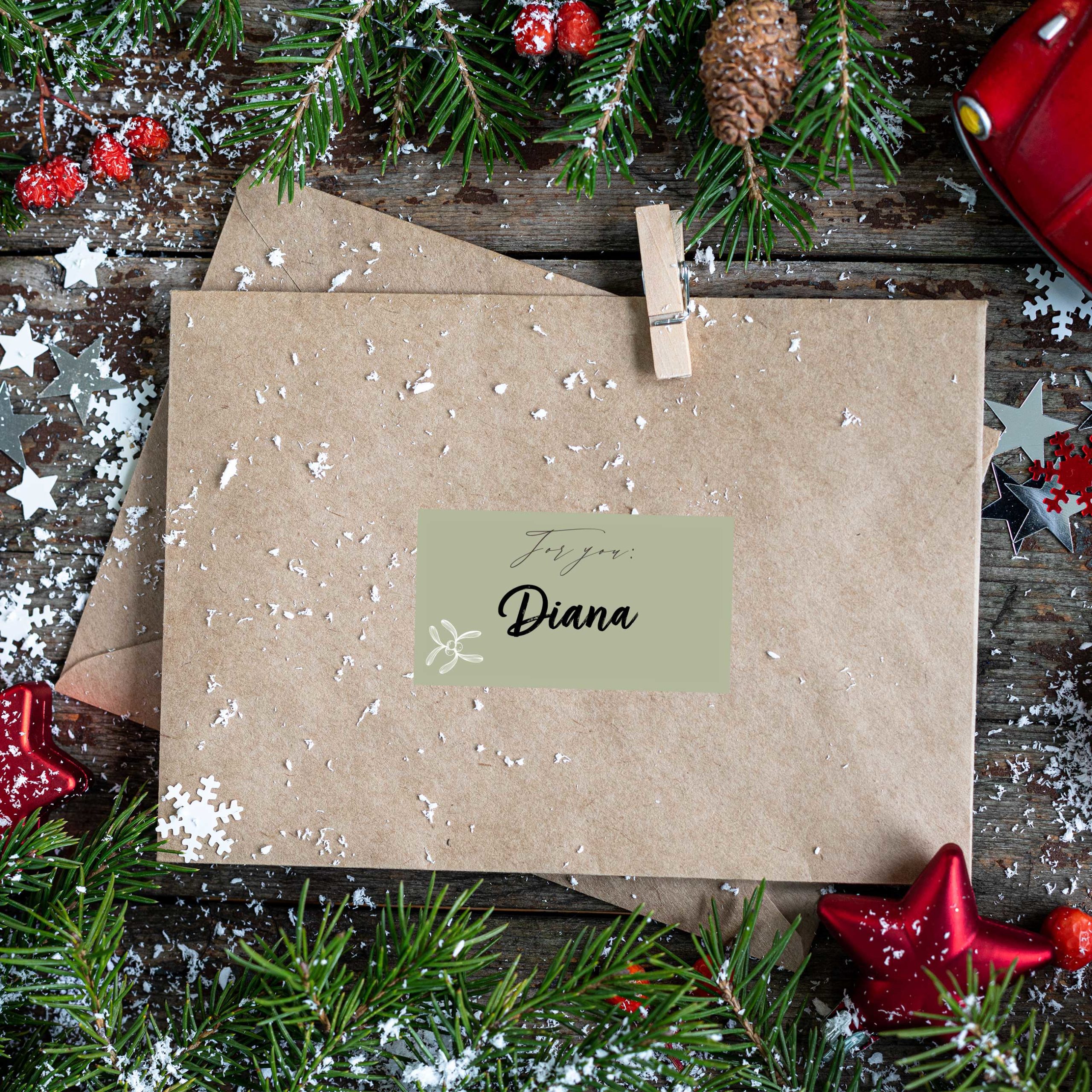 Zahlenaufkleber Set mit Geschenkstickern – Style – Bild 6