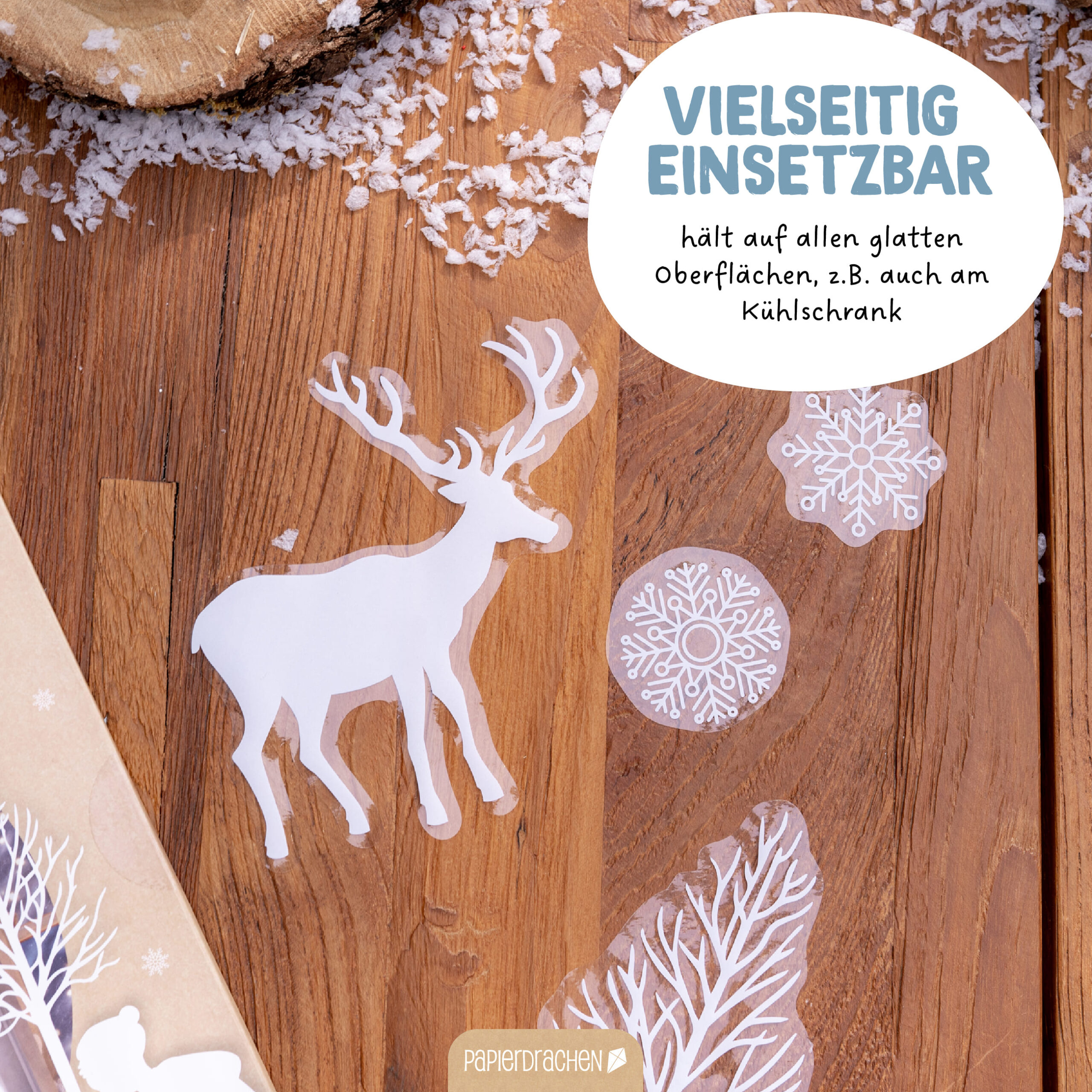 Fensteraufkleber – Winterwonderland – Bild 5