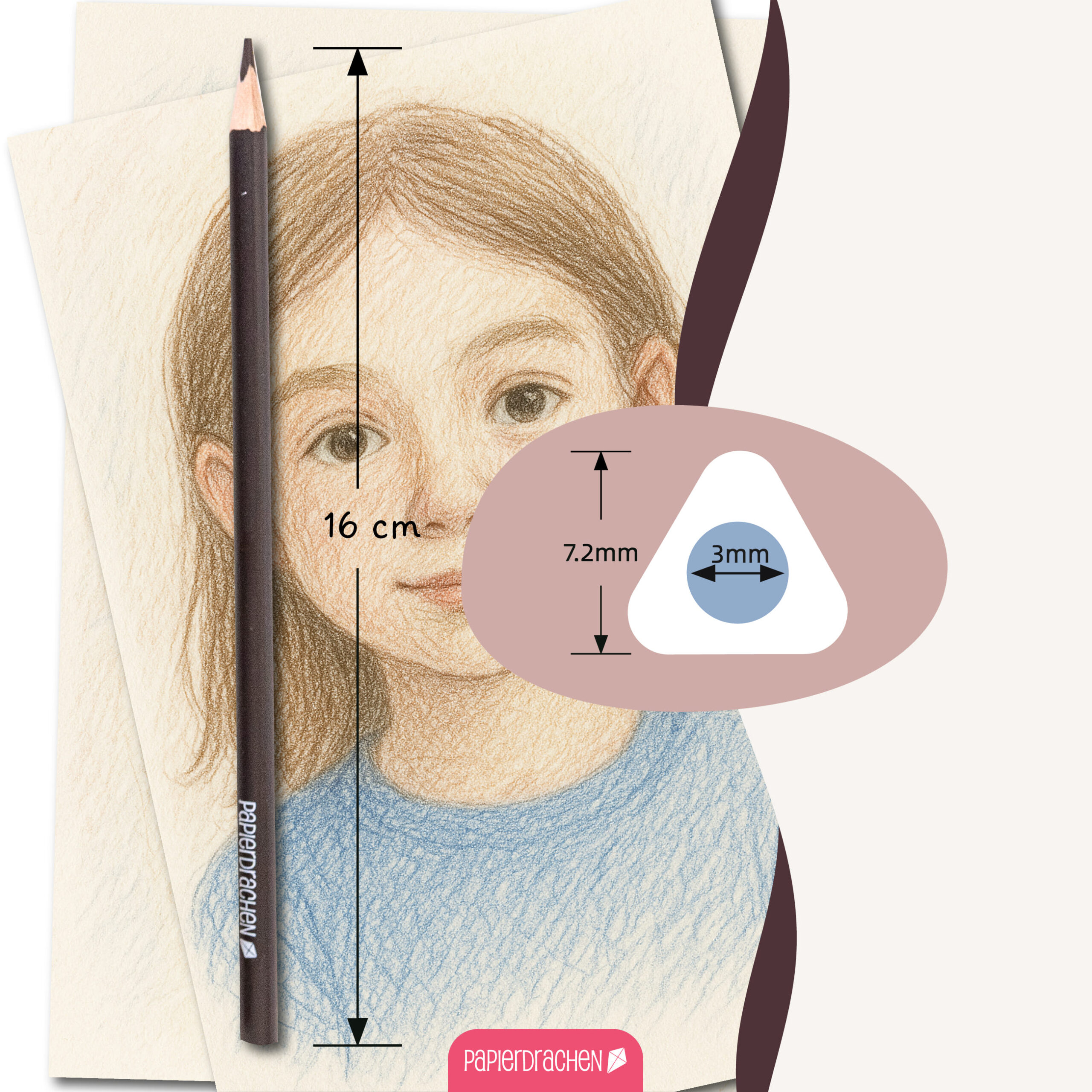 12 Buntstifte in Hautfarben – Bild 3