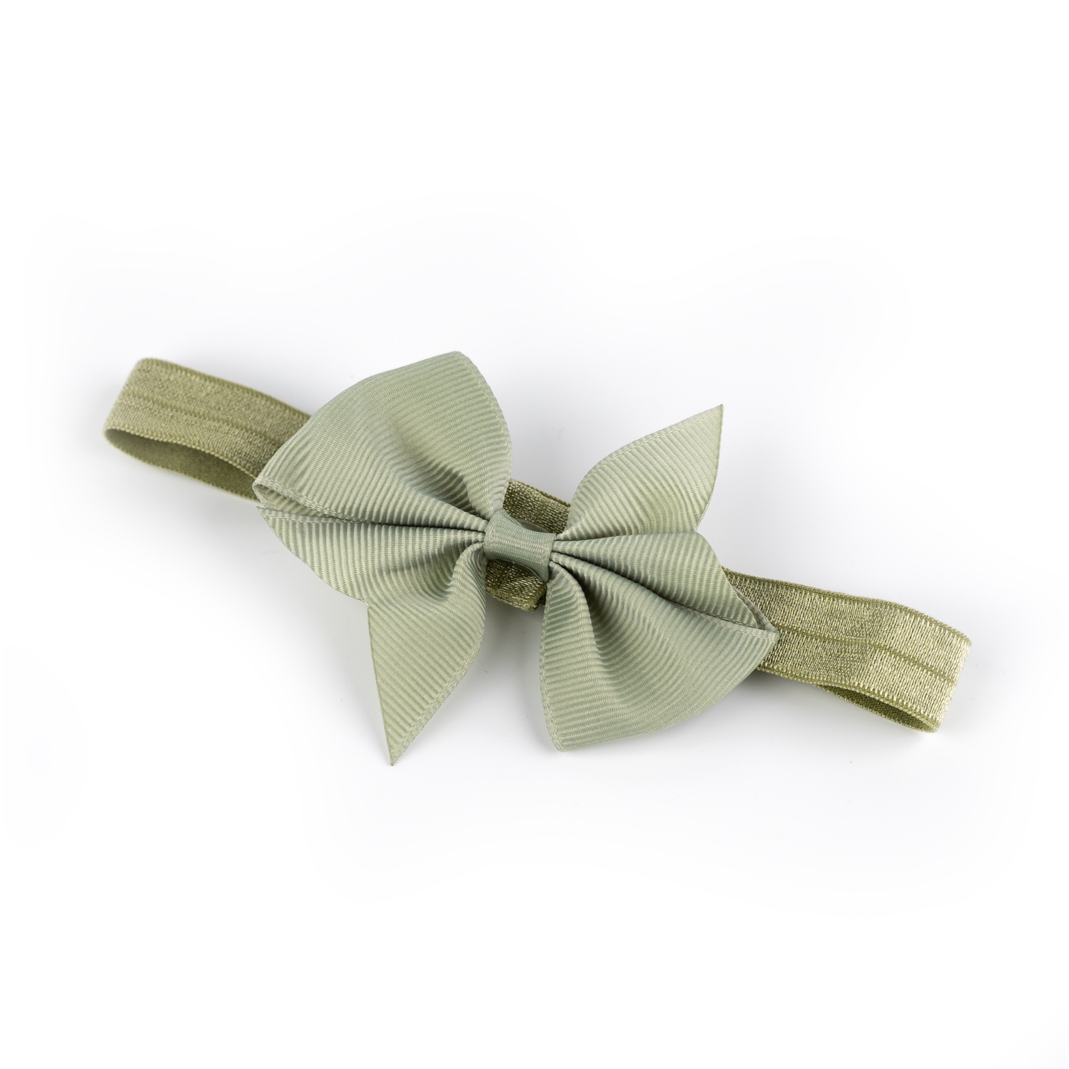 Busy Lizzie - Haarschleife - Haarreif - Olivgrün