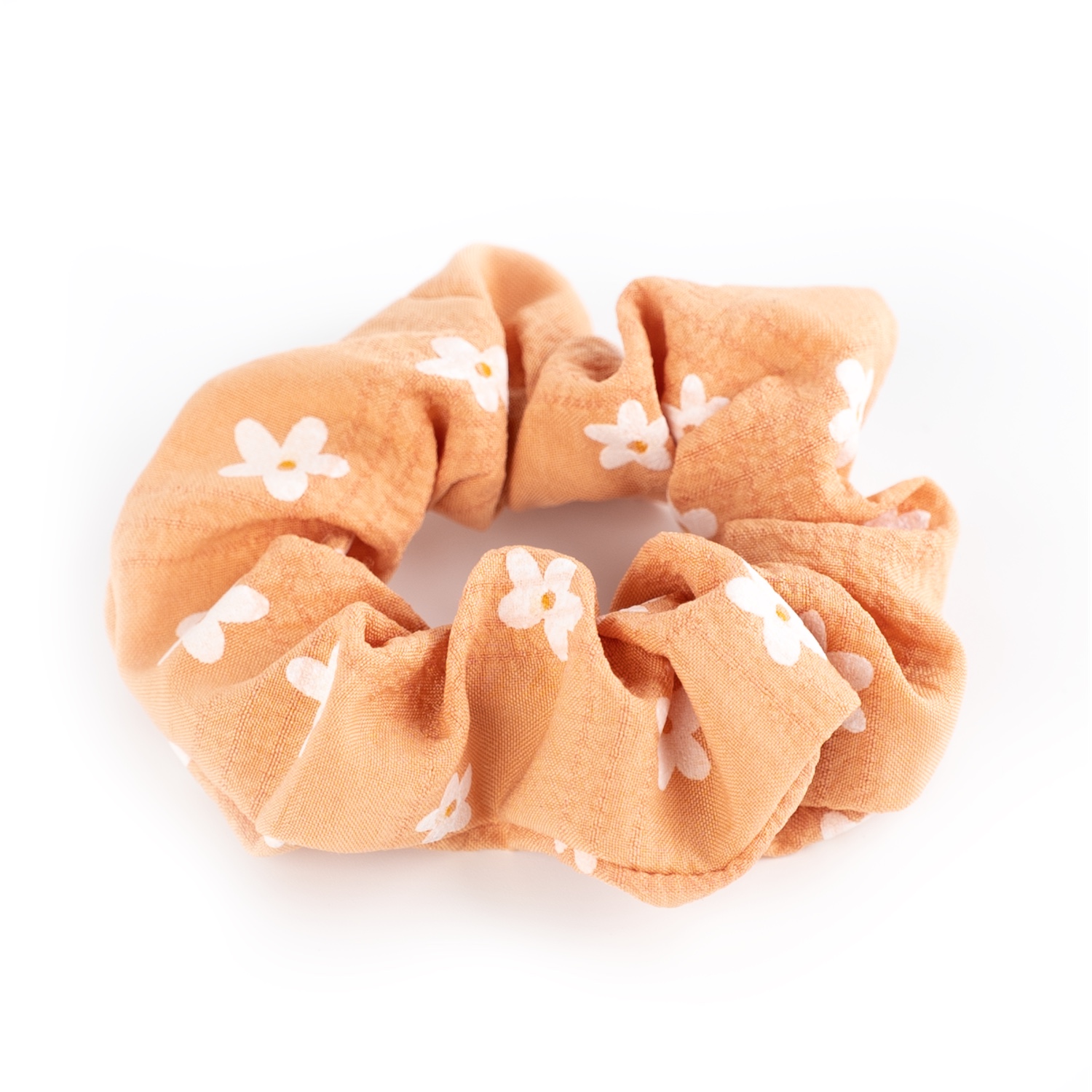 Busy Lizzie - Scrunchie - Blumenmuster - Koralle