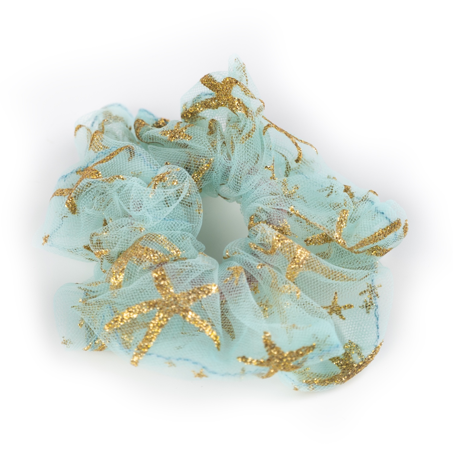 Busy Lizzie - Scrunchie - Organza - Seesterne