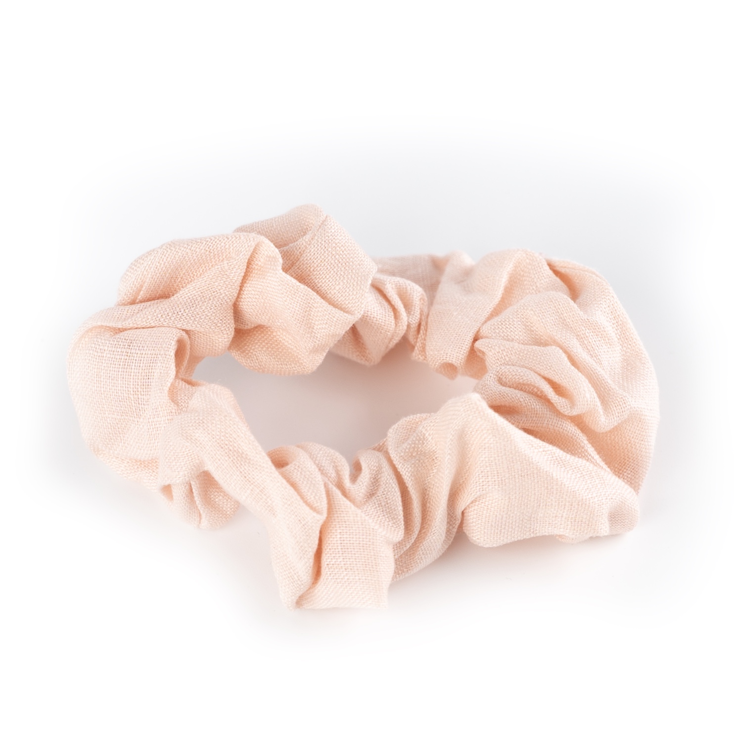 Busy Lizzie - Linen Love Story - Scrunchie - Puderrosa