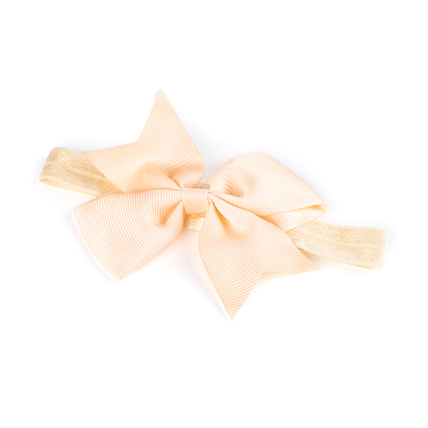 Busy Lizzie - Haarband - Schleife - Hellpfirsich