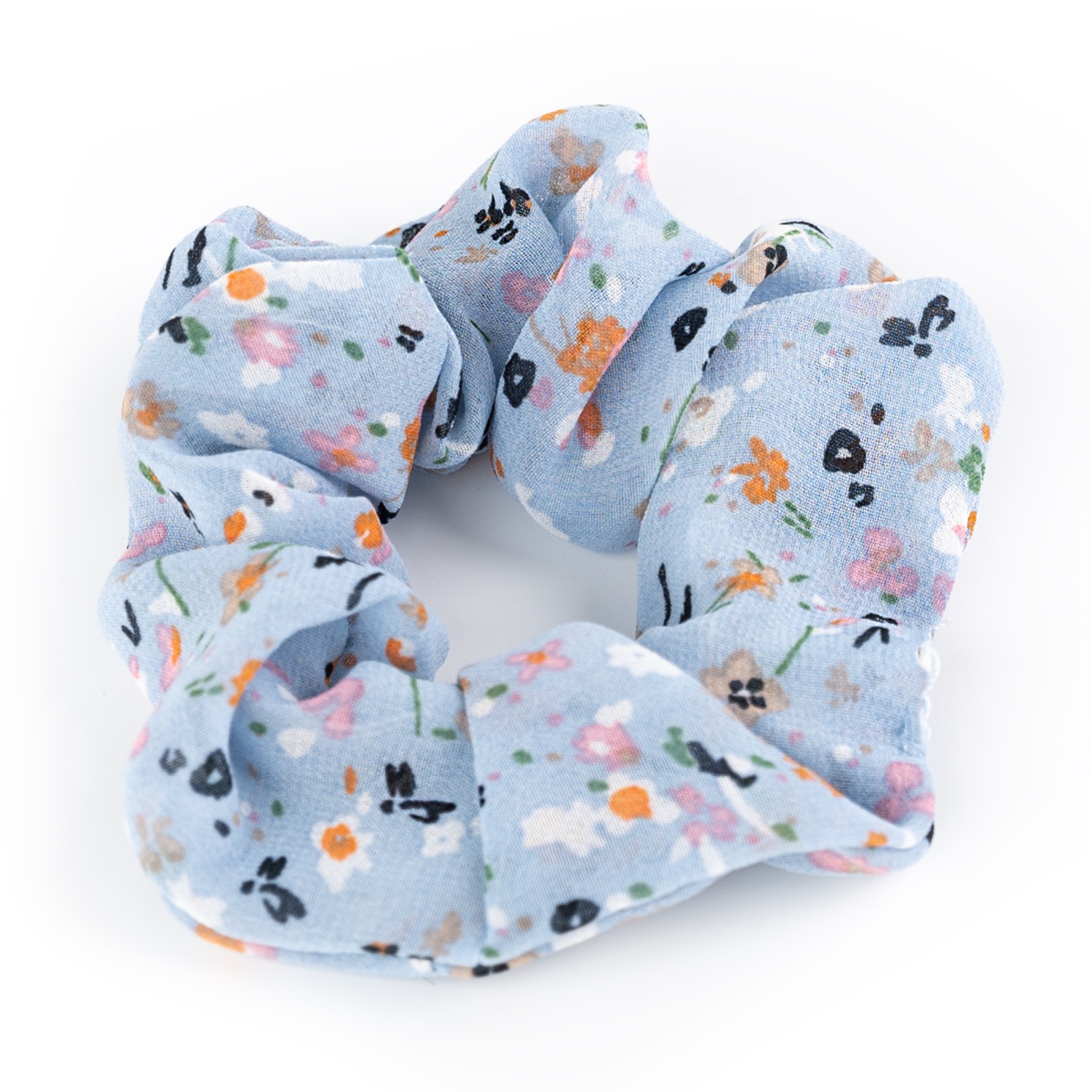 Busy Lizzie - Scrunchie - Blumen - Blau
