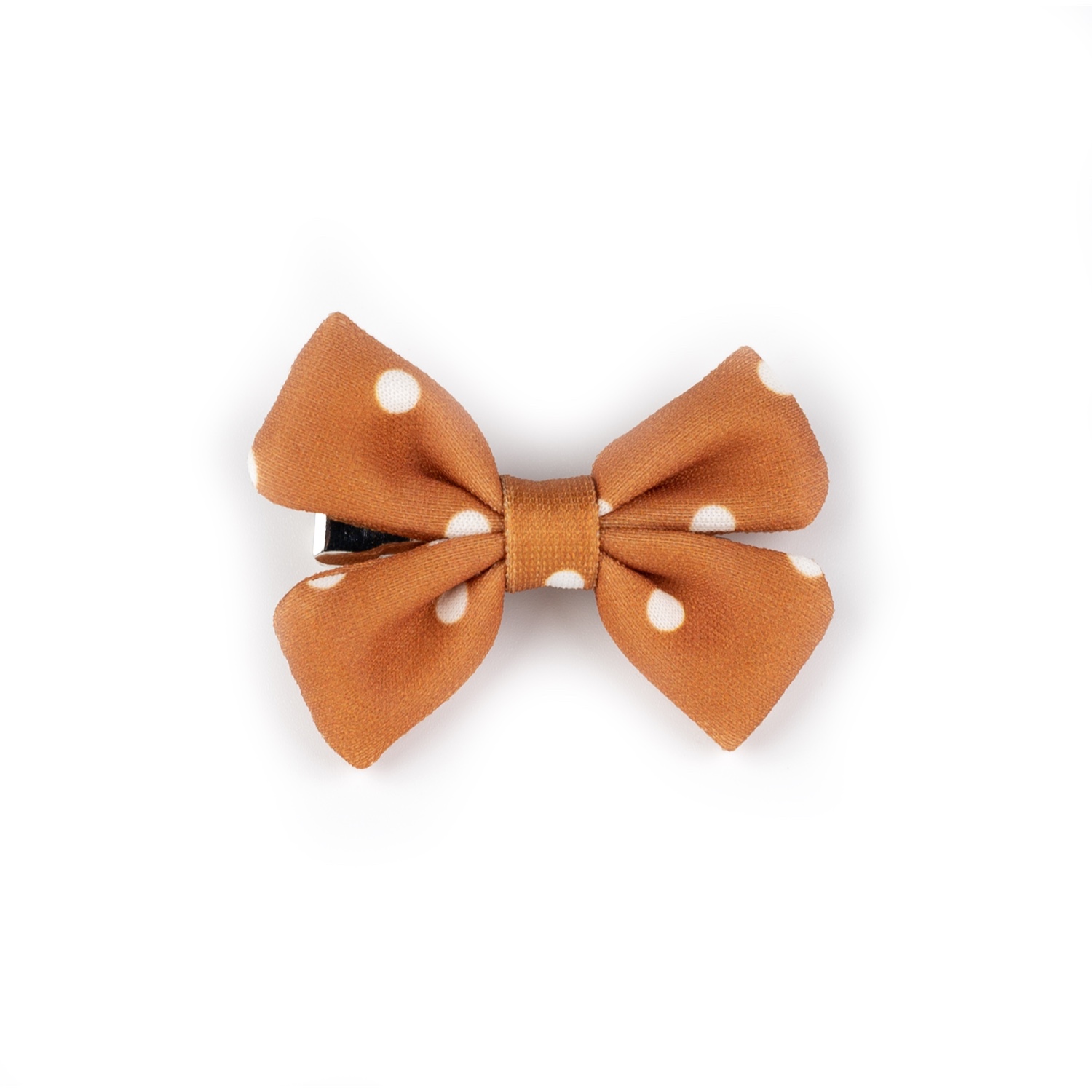 Busy Lizzie - Haarspange - Schleife - 70er Jahre - Ocker