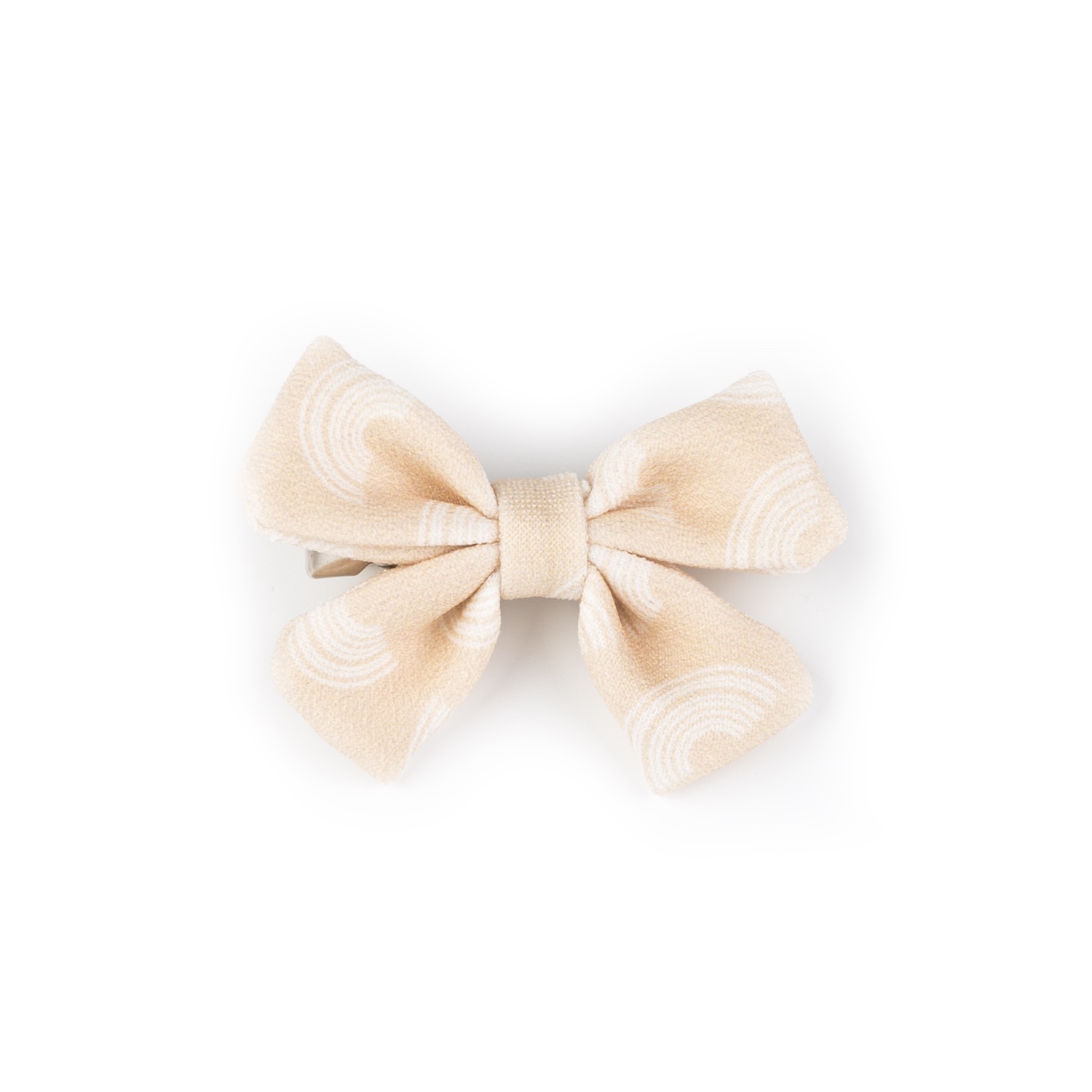 Busy Lizzie - Haarspange - Schleife - 70er Jahre - Creme