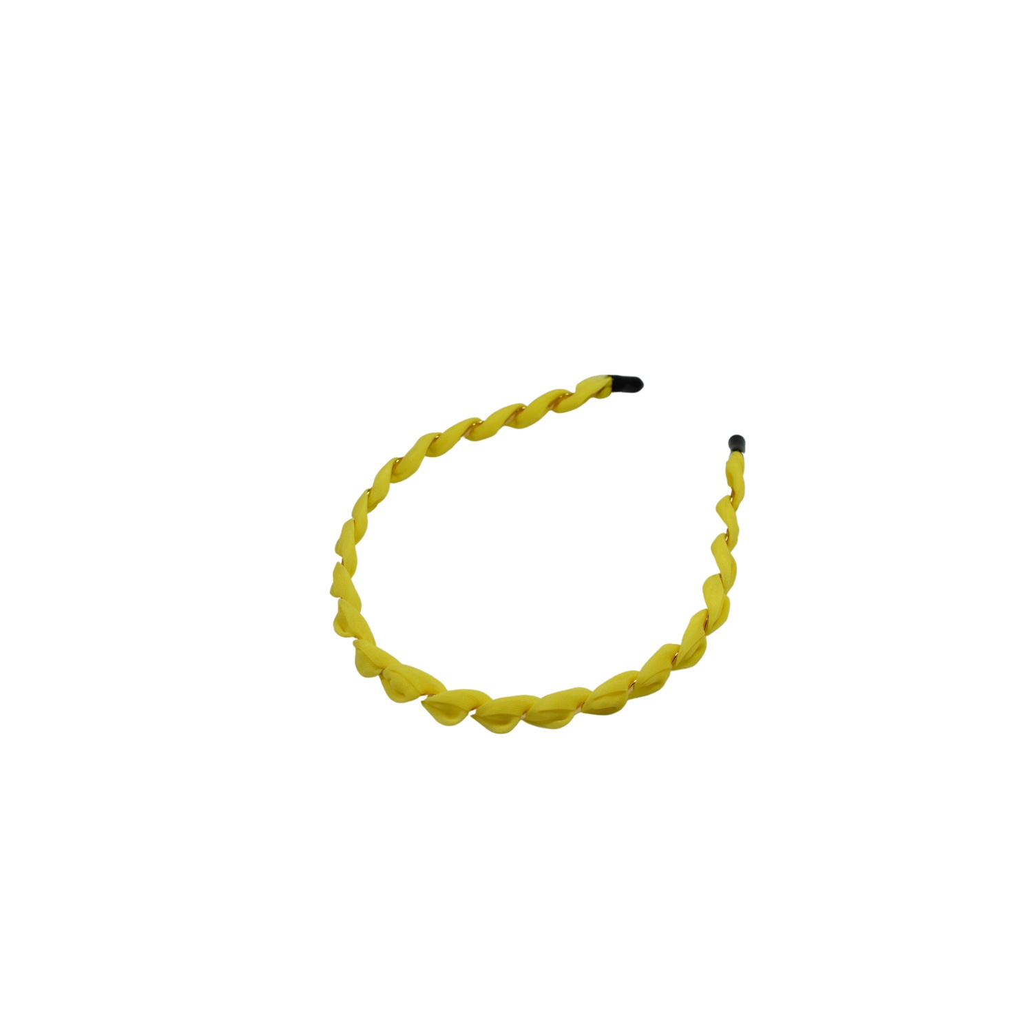 Busy Lizzie - Haarreif - Gedreht - Gelb