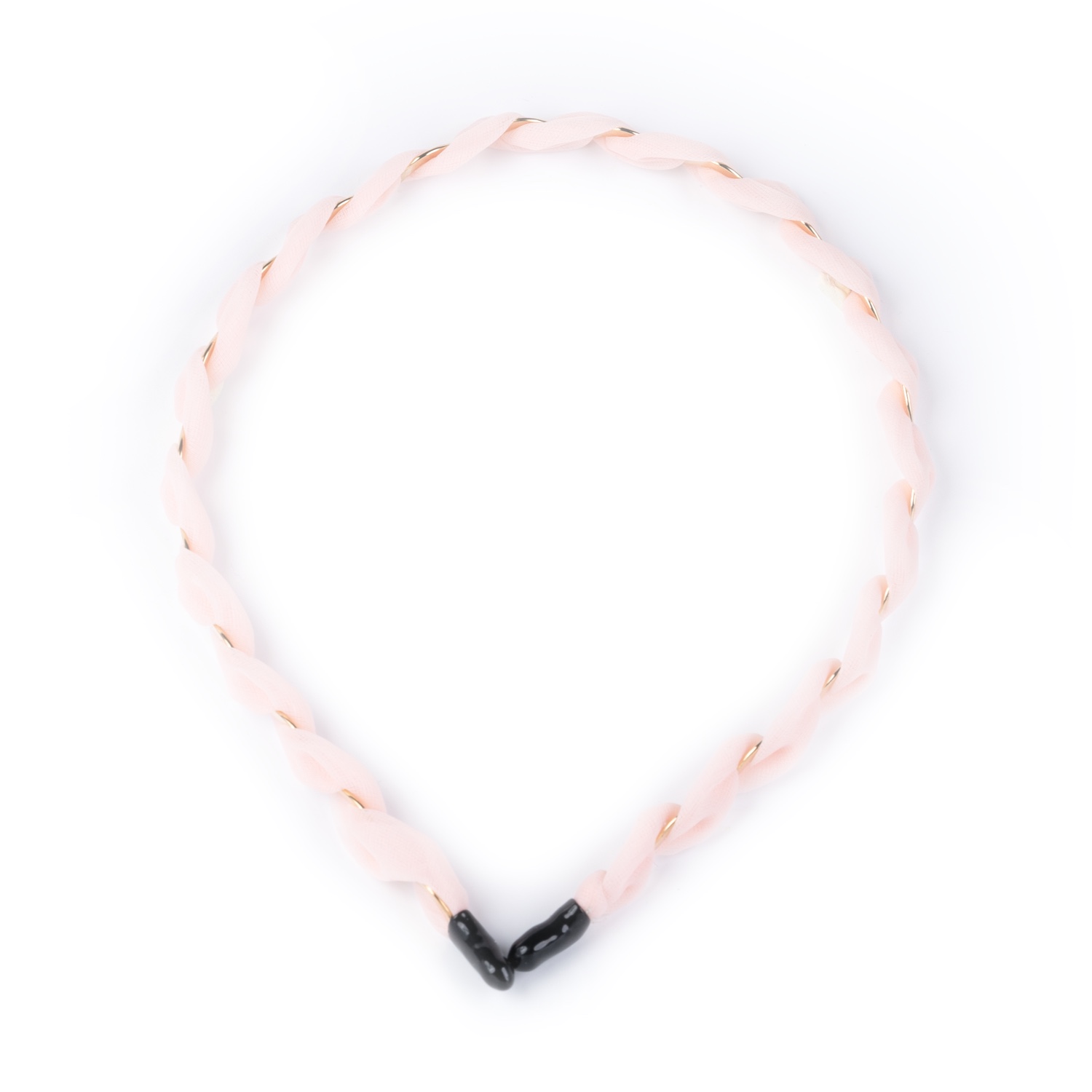 BSL301515 Busy Lizzie - Haarreif - Gedreht - Apricot – Bild 1